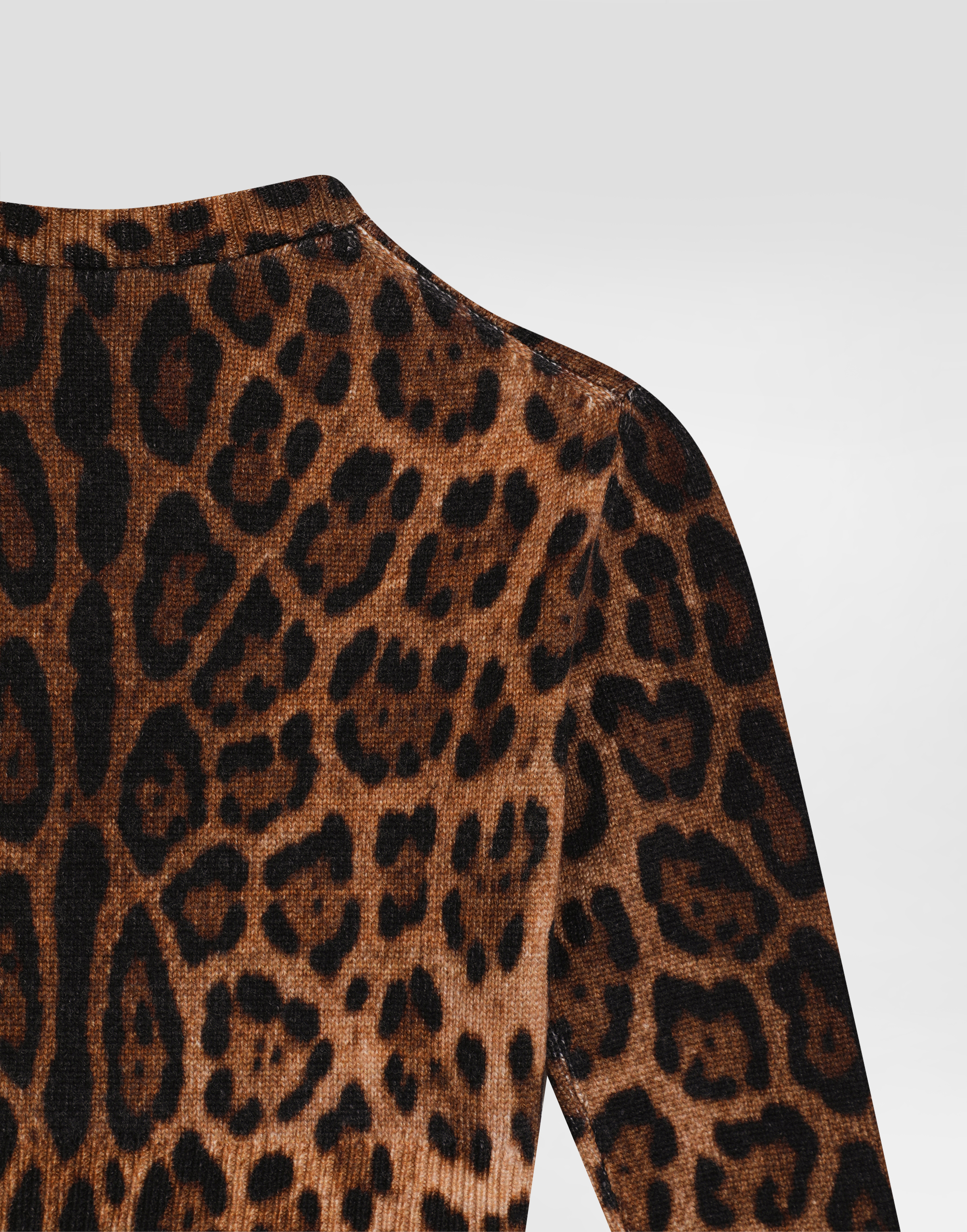 Printed fleece pullover