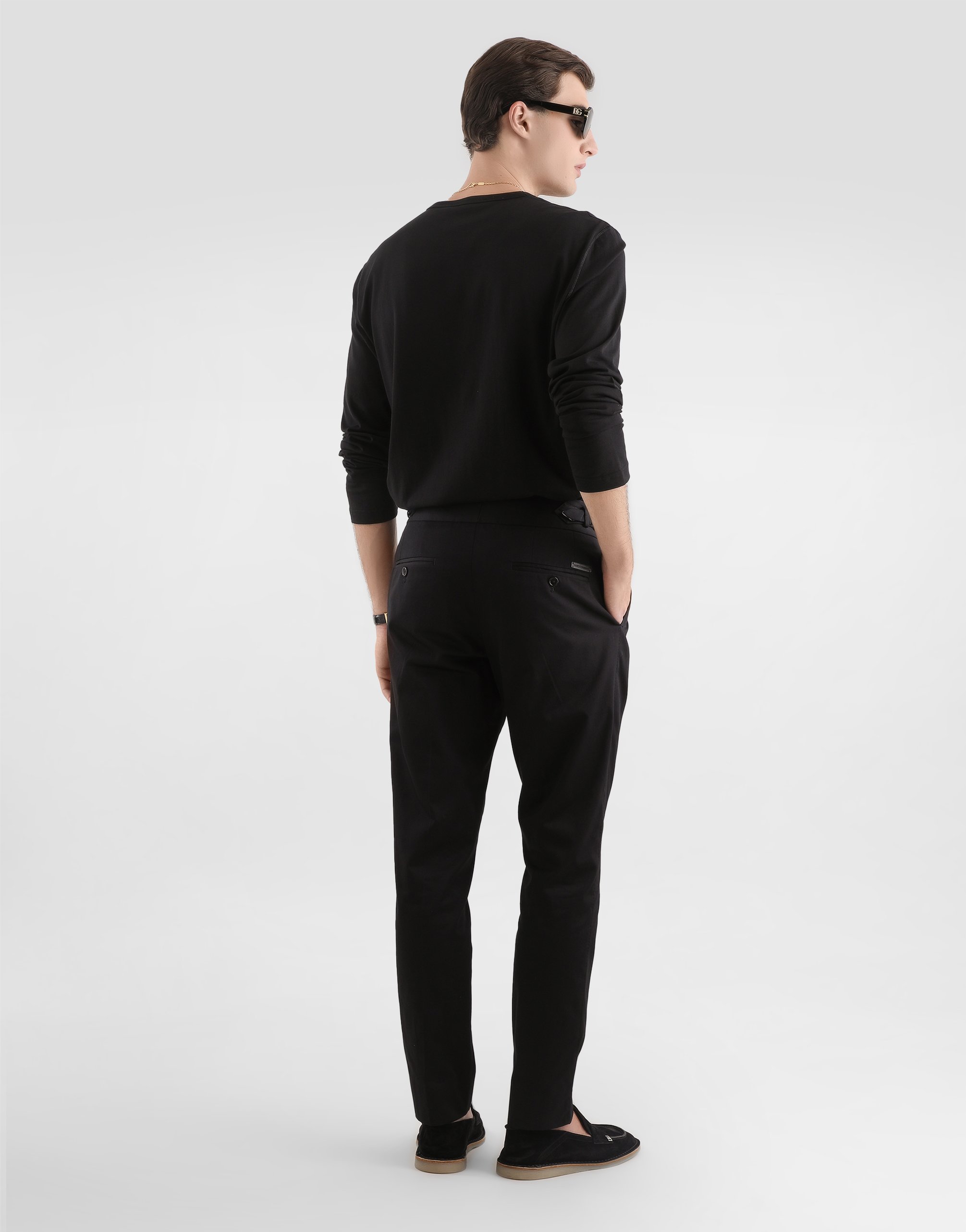 Cotton t-shirt with heraldic patch