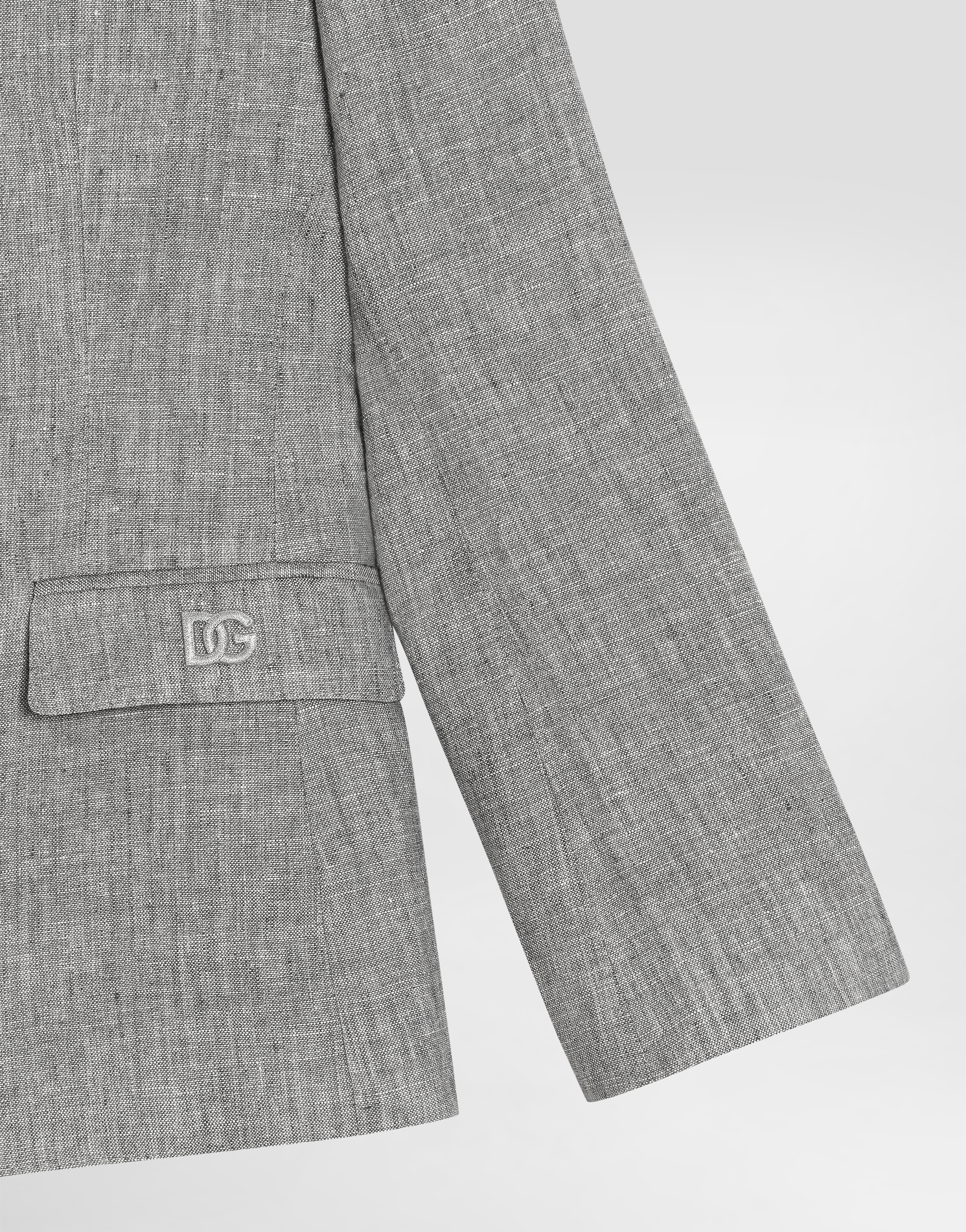 Dolce & Gabbana Single-breasted Linen Jacket