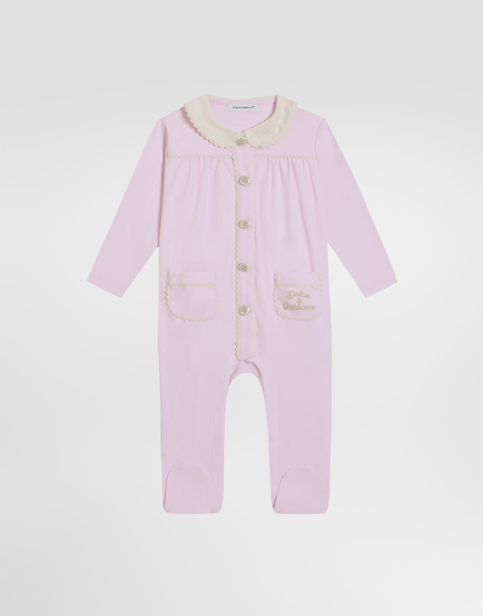  Dolce & Gabbana 3-piece Gift Set In Interlock And Linen - Frau Geschenk-set Und Body Rosa 0/3 Months 