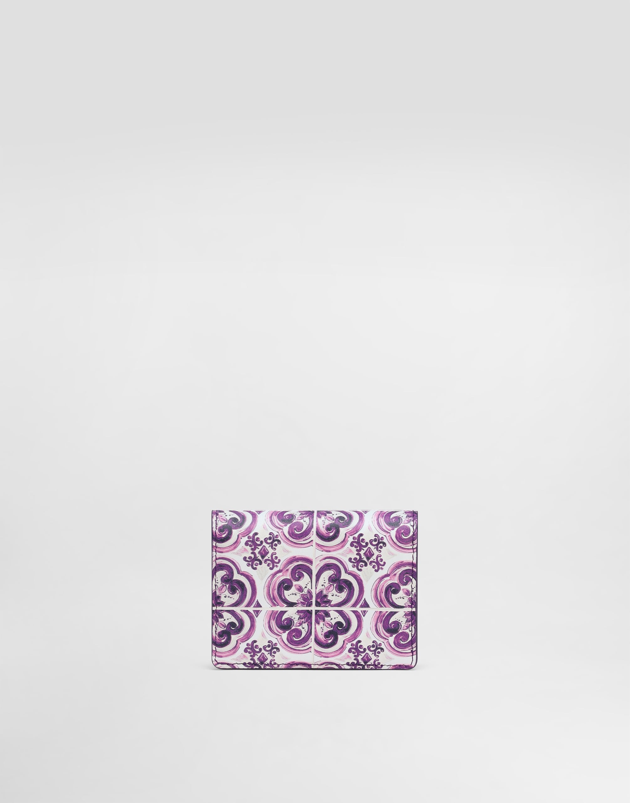  Dolce & Gabbana Dolce & Gabbana Majolica-print Continental Calfskin Wallet - Woman Wallets And Small Leather Goods Multicolor Onesize 