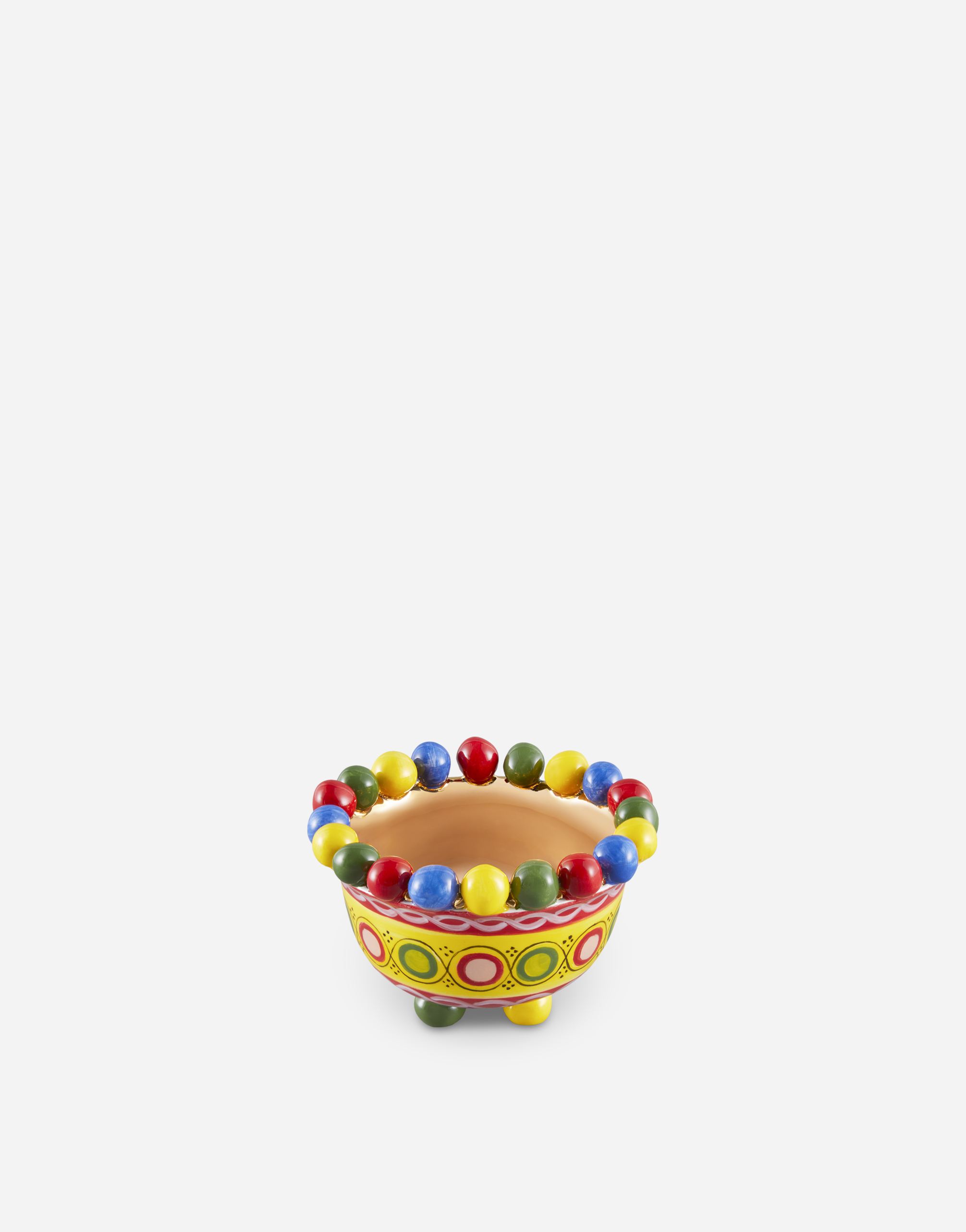 Dolce & Gabbana Small Decorative Bowl In Multi