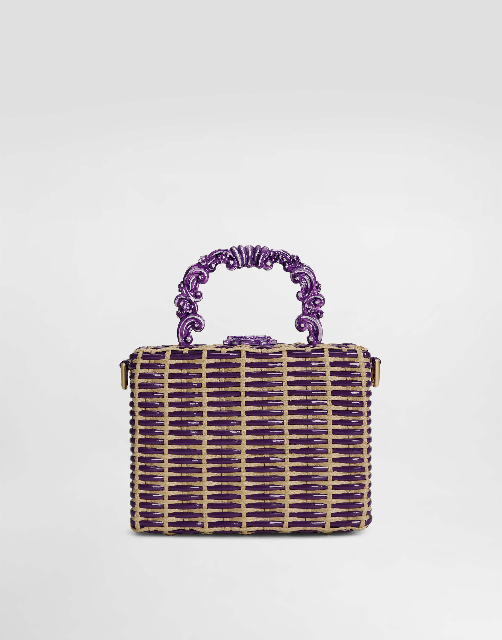 Dolce & Gabbana Woven Dolce Box Handbag