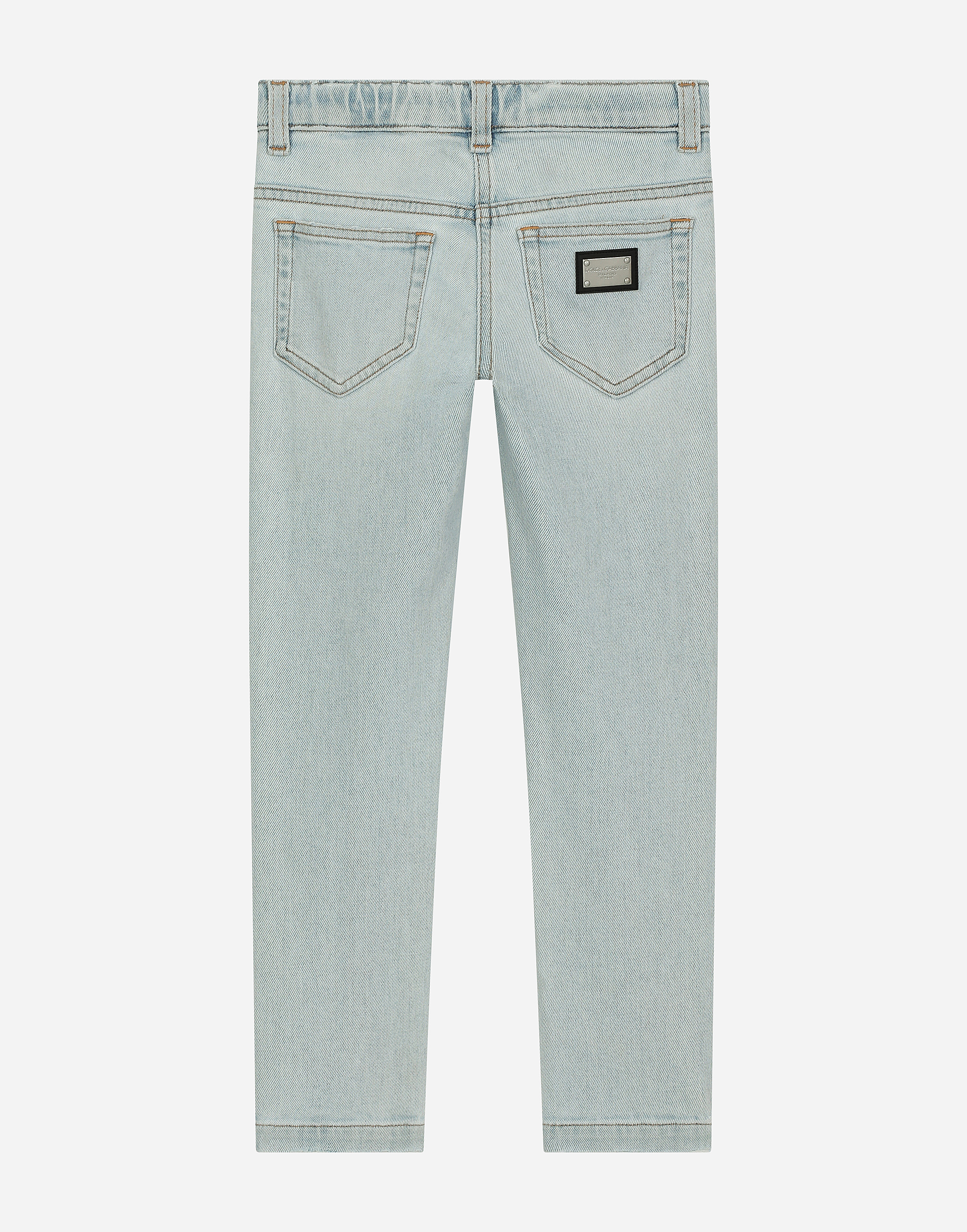Dolce & Gabbana Pantalone 5 Tasche In Blue