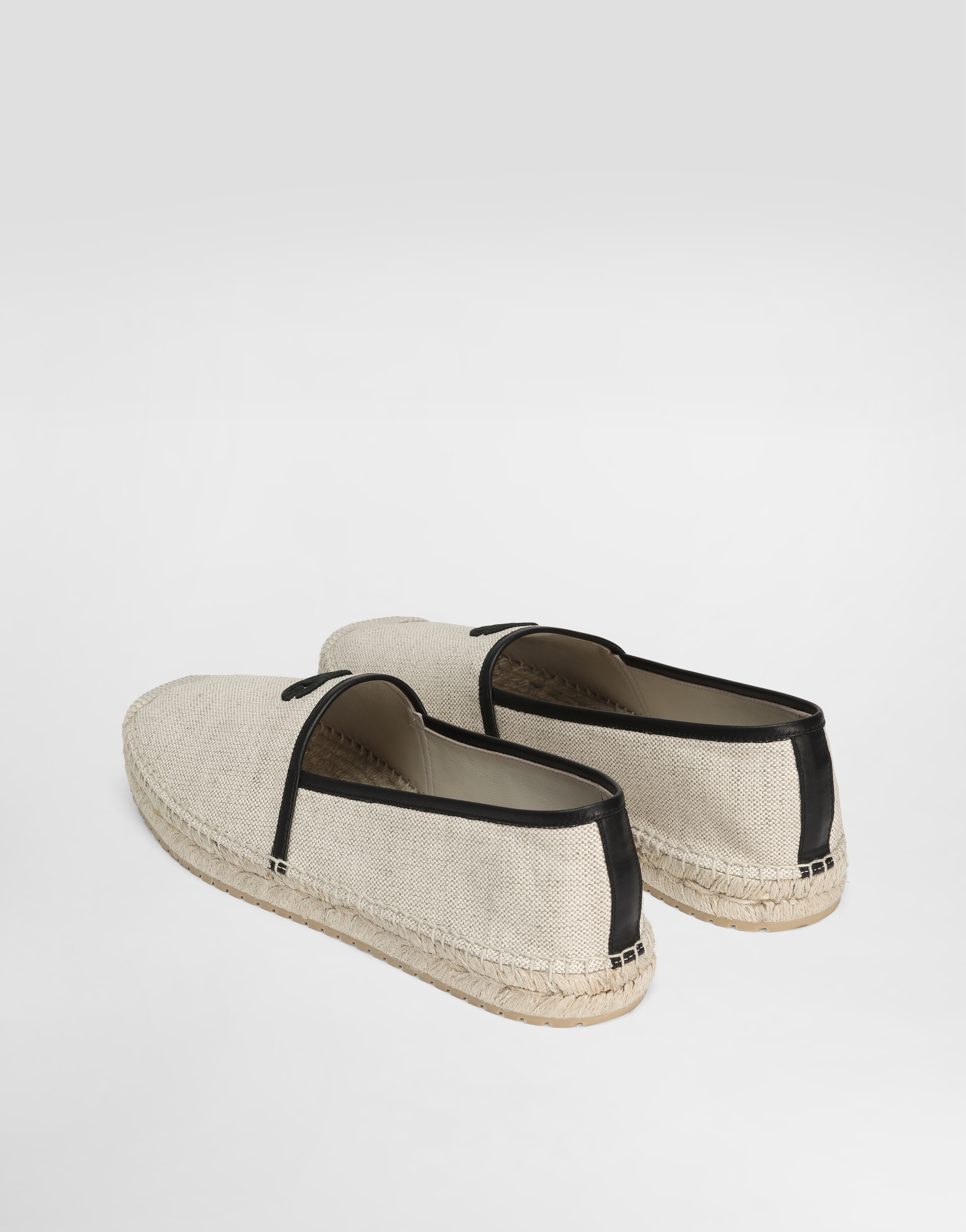 Dolce & Gabbana Salt&pepper And Nappa Espadrilles