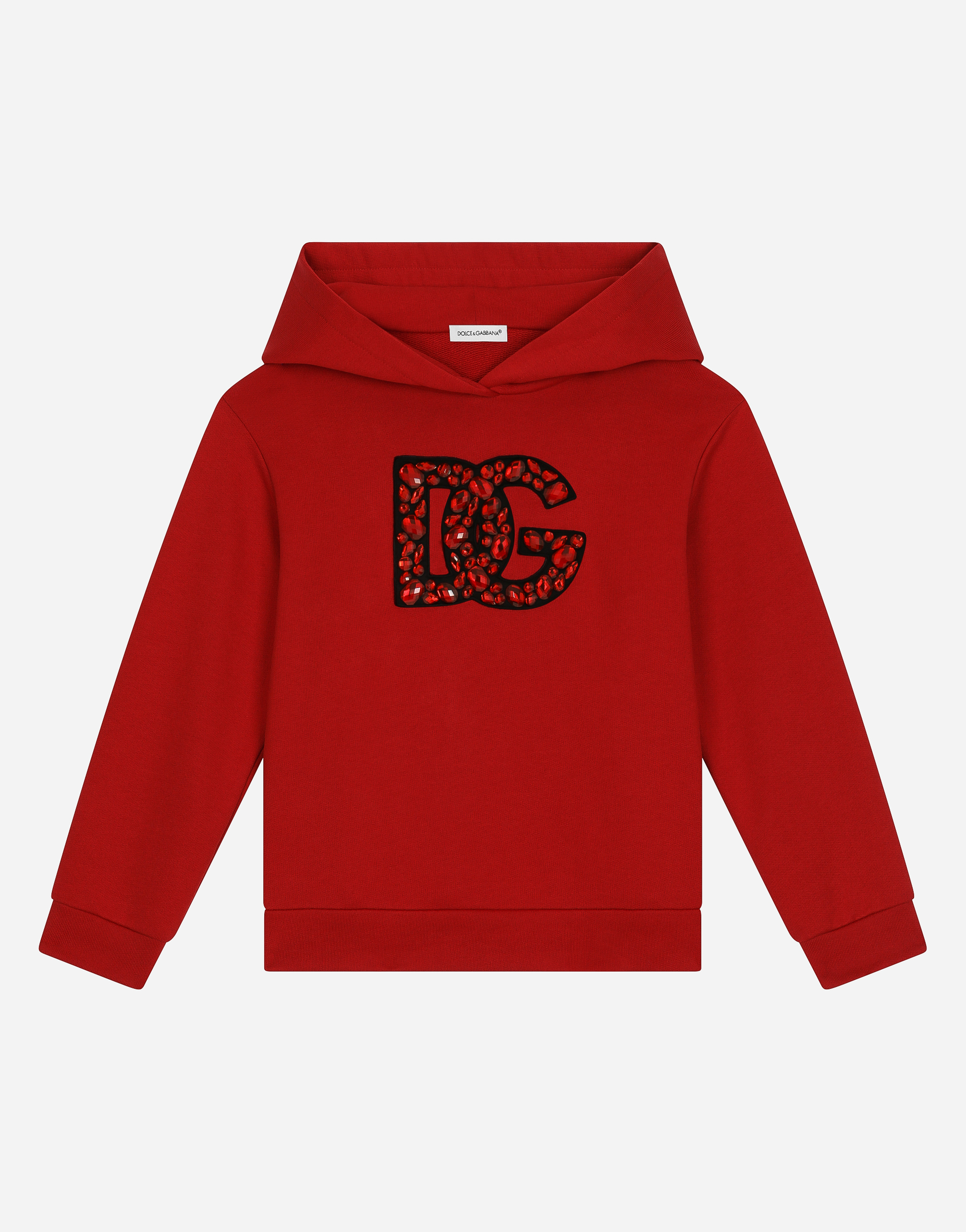 Dolce and gabbana red best sale hoodie
