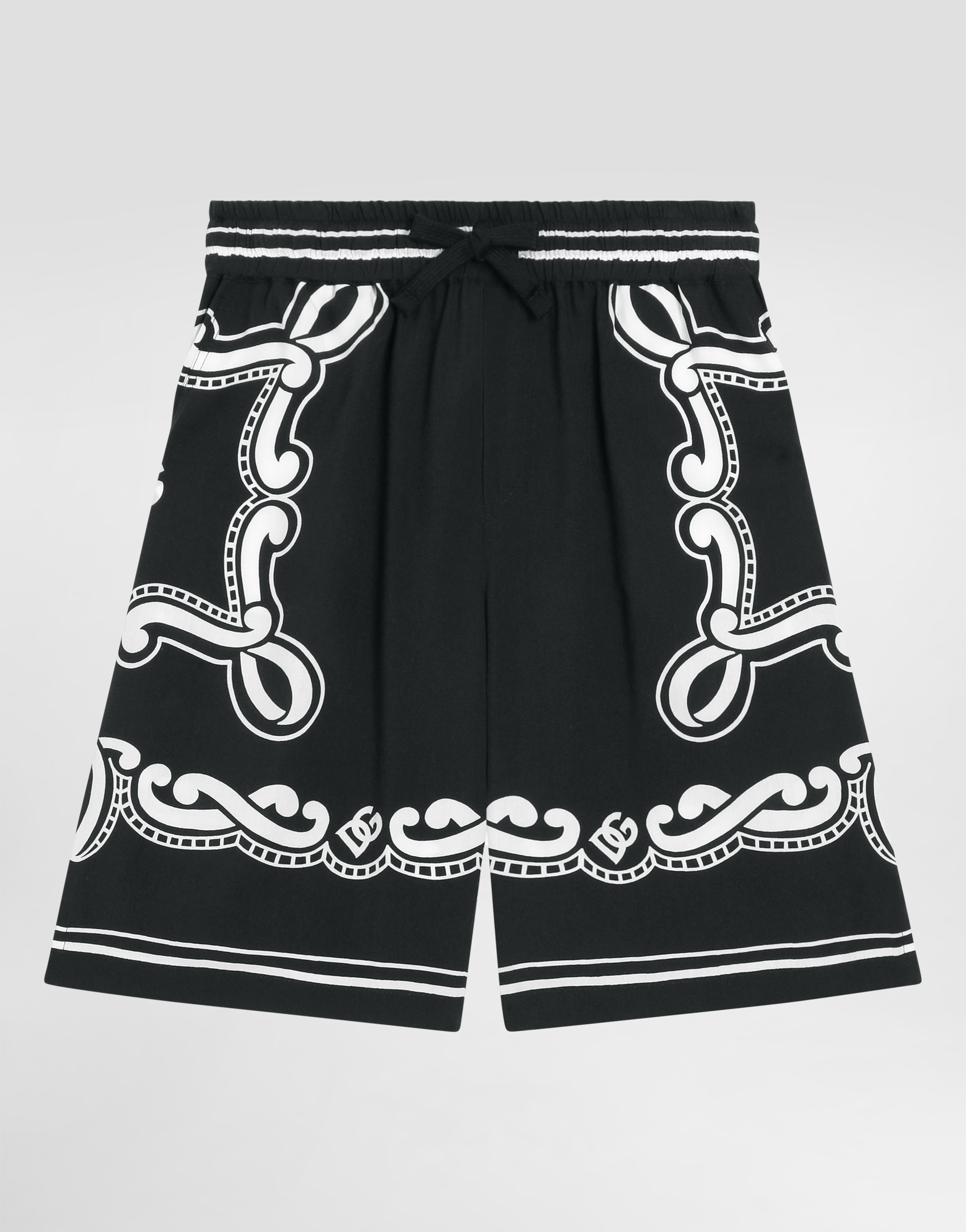Shop Dolce & Gabbana Bandanna-print Batik Shorts