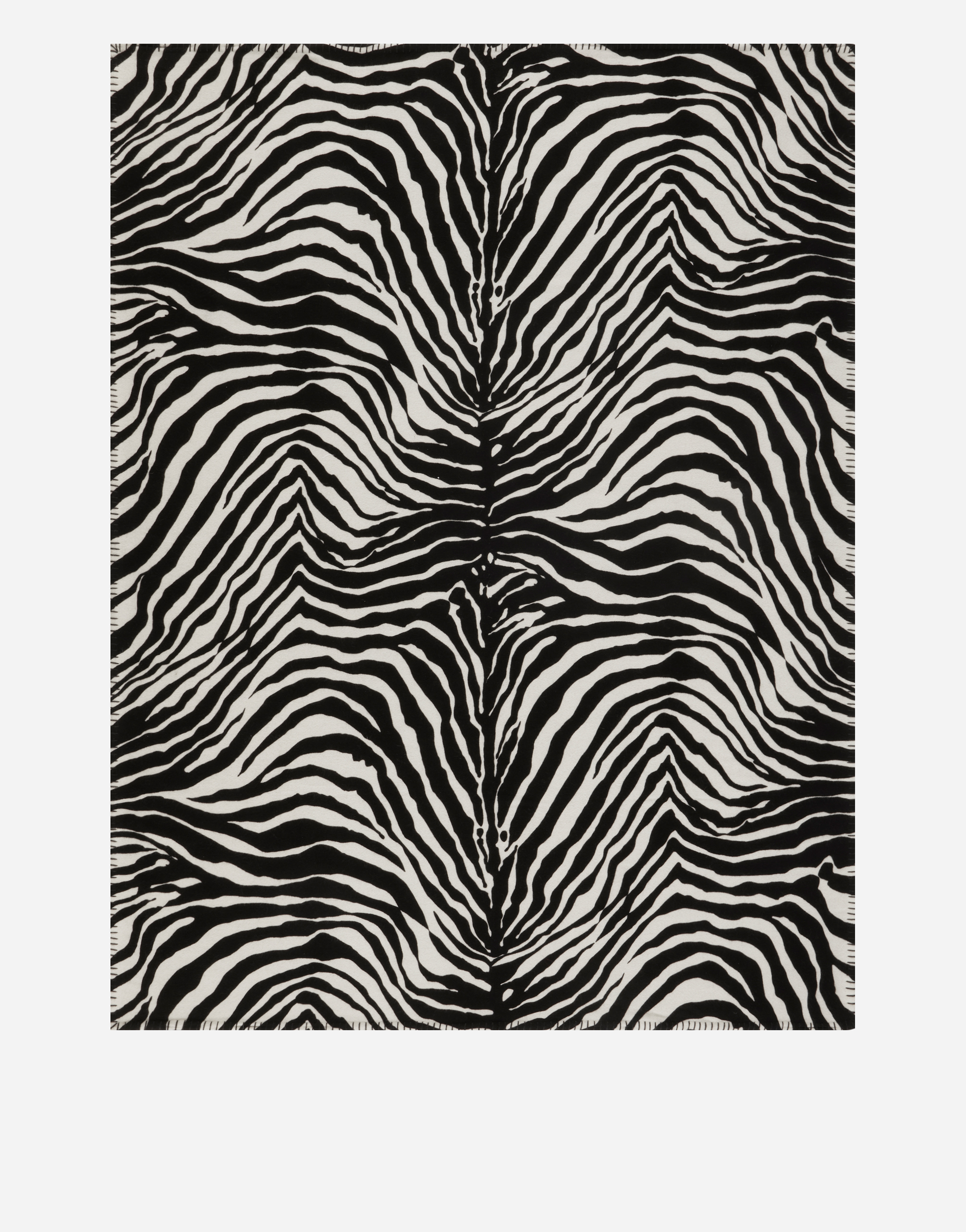 Dolce & Gabbana Wool And Silk Blanket In Multicolor