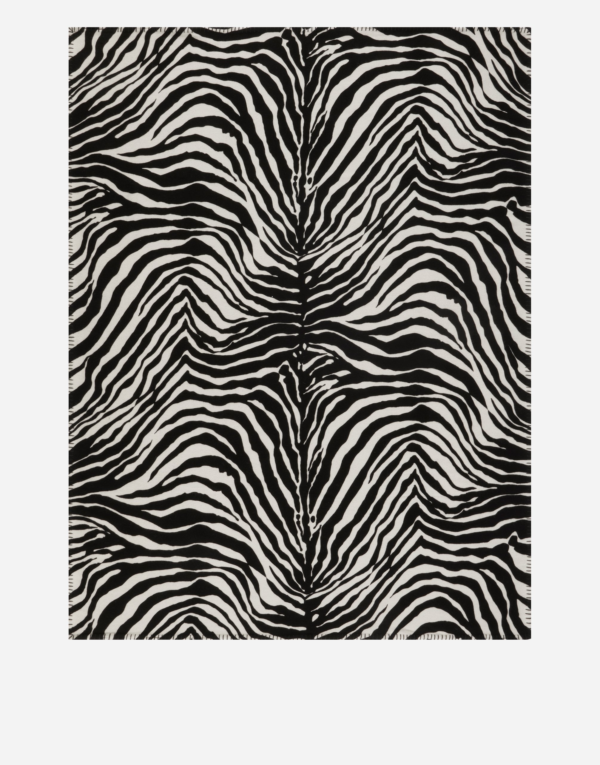 Dolce & Gabbana Wool And Silk Blanket In Multicolor