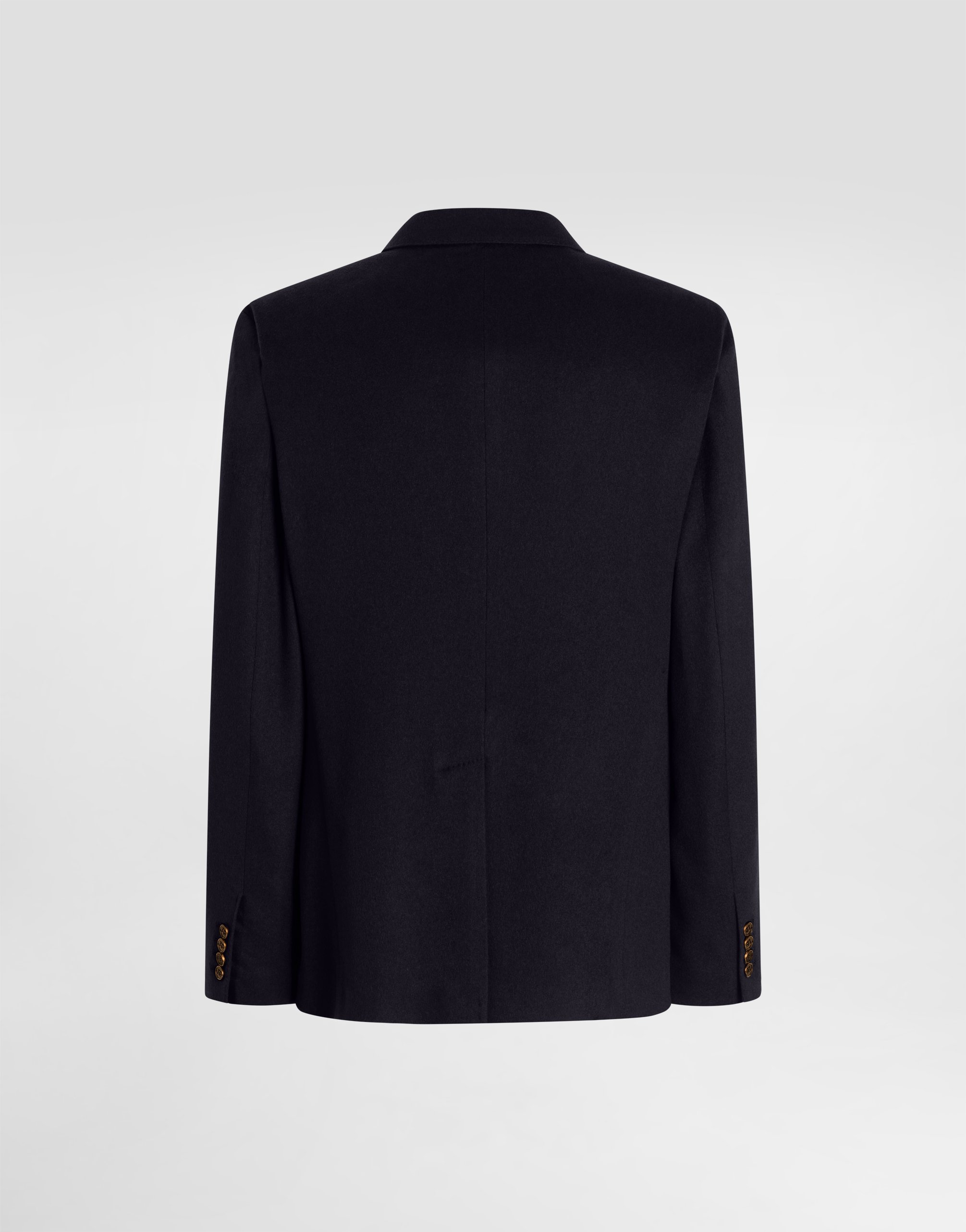 Dolce & Gabbana Double-breasted Portofino Cashmere Jacket In Blue