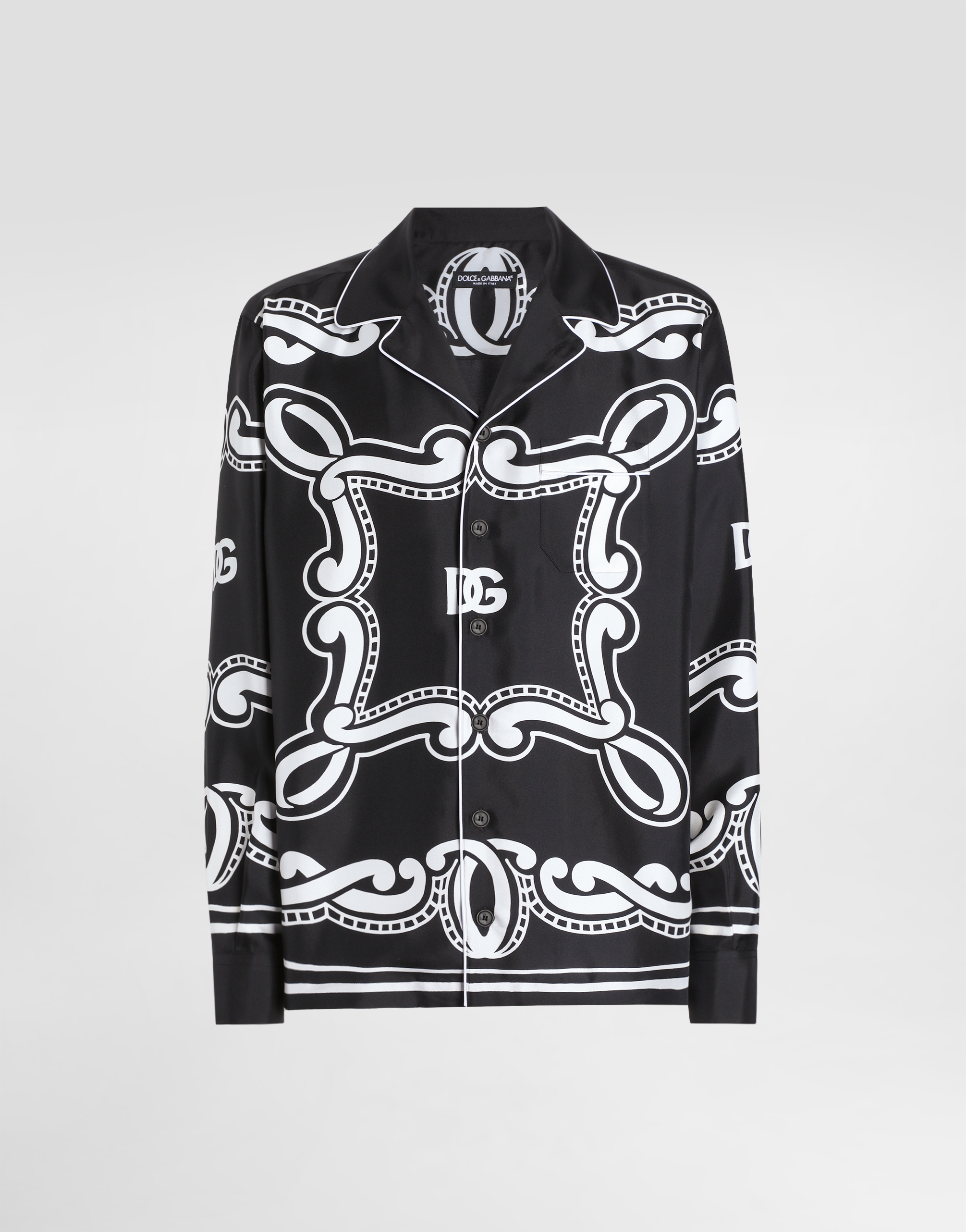 Dolce&Gabbana(ドルチェ＆ガッバーナ) バンダナプリント Tシャツ Dolce&Gabbana】バンダナプリント コットン 半袖 Tシャツ