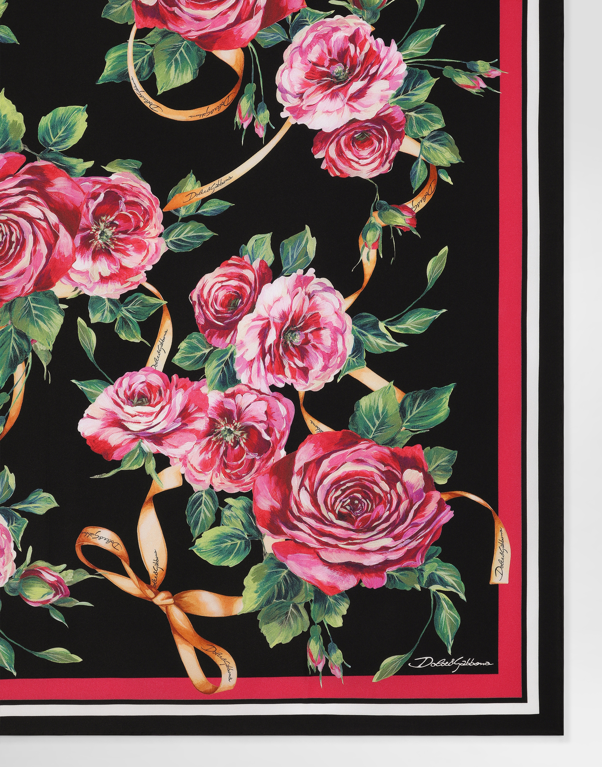 Dolce & Gabbana Elegant Silk Foulard 90x90 For Women In Print