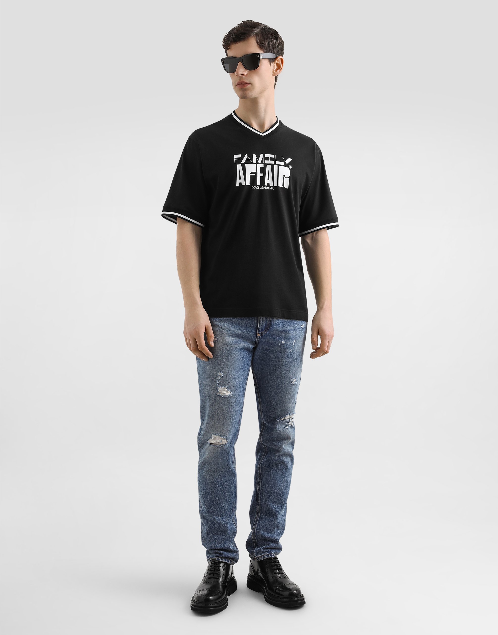 Regular cotton jeans