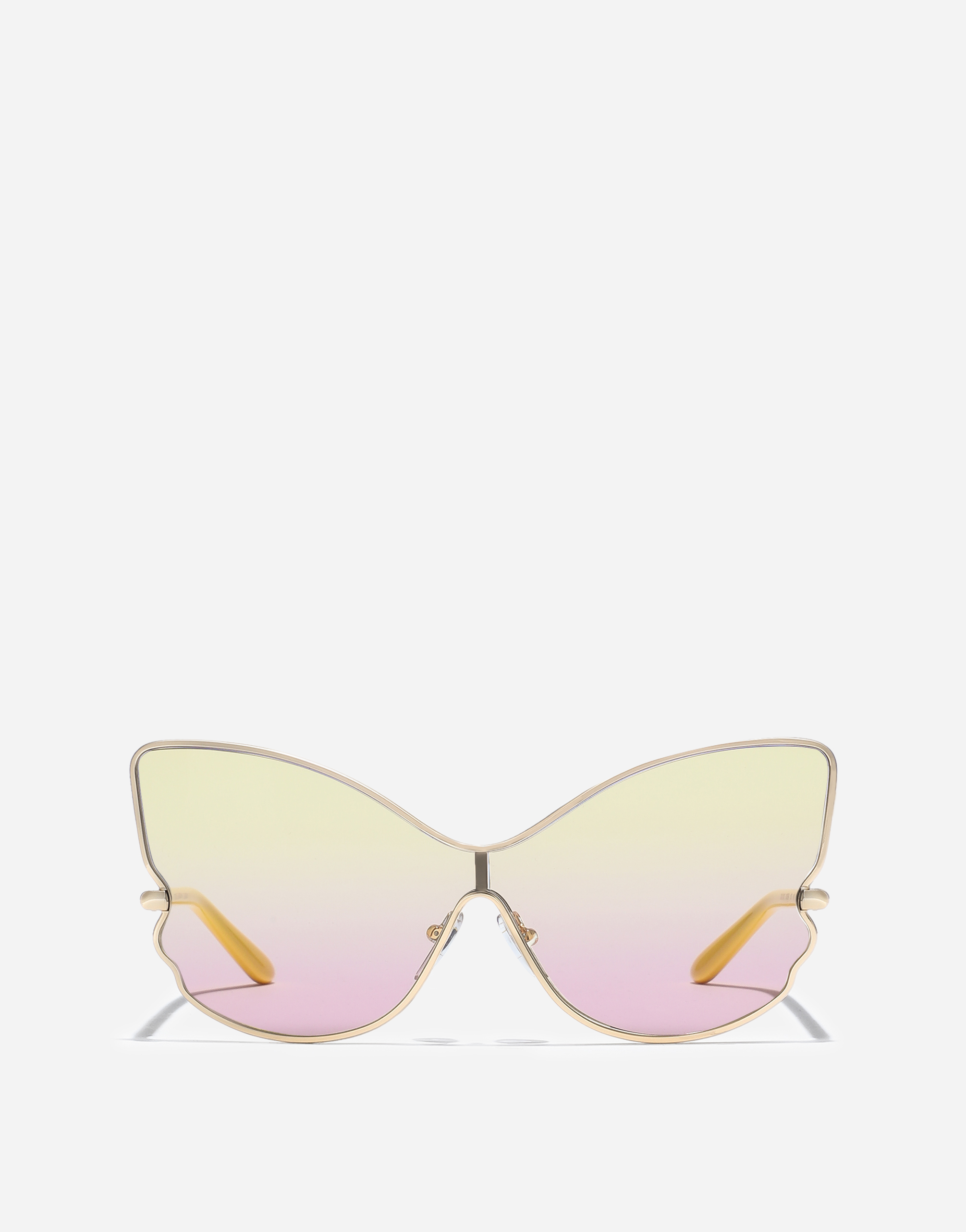Dolce & Gabbana Butterfly Sunglasses - Woman Sunglasses Yellow Onesize