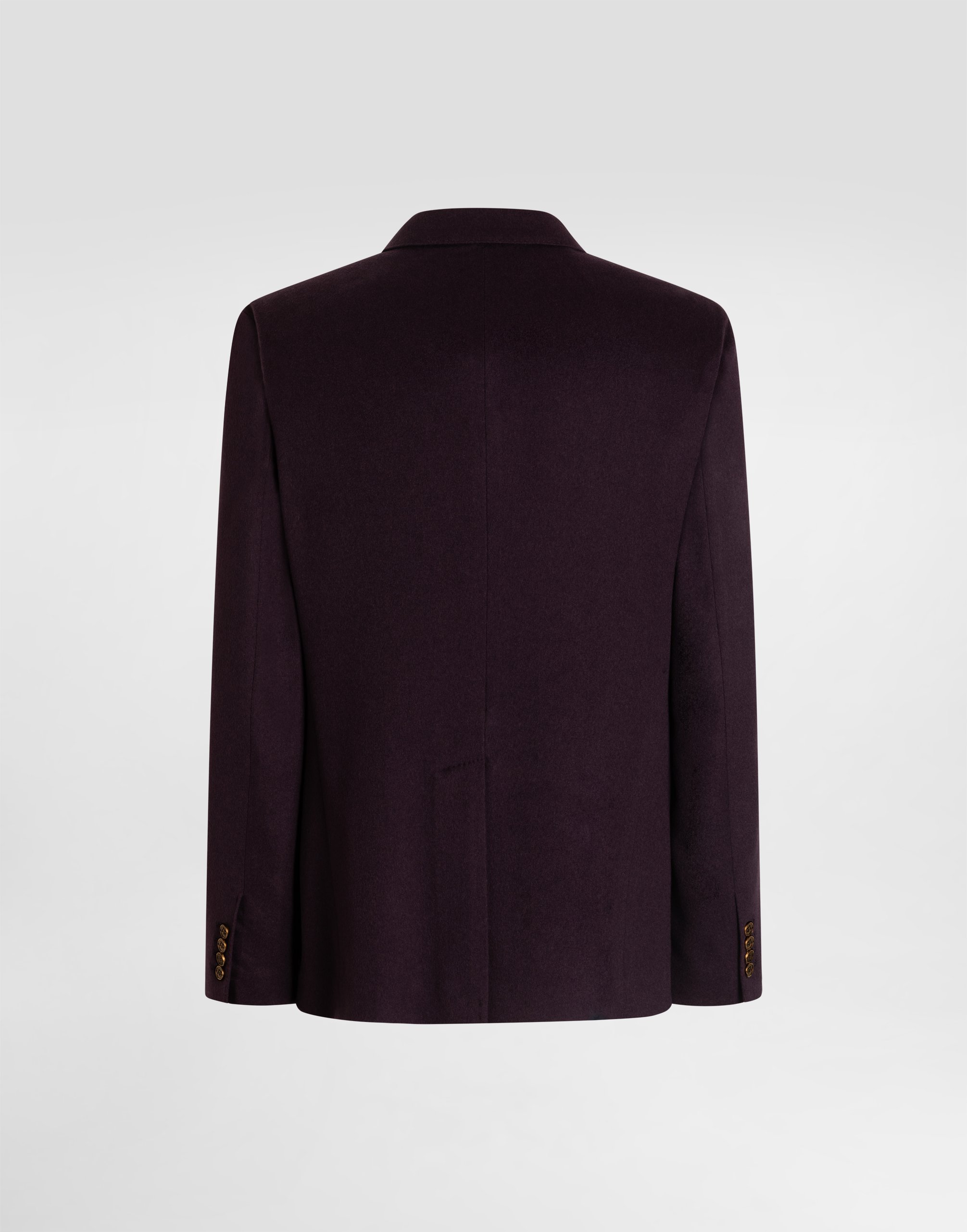 Dolce & Gabbana Double-breasted Portofino Cashmere Jacket In Purple