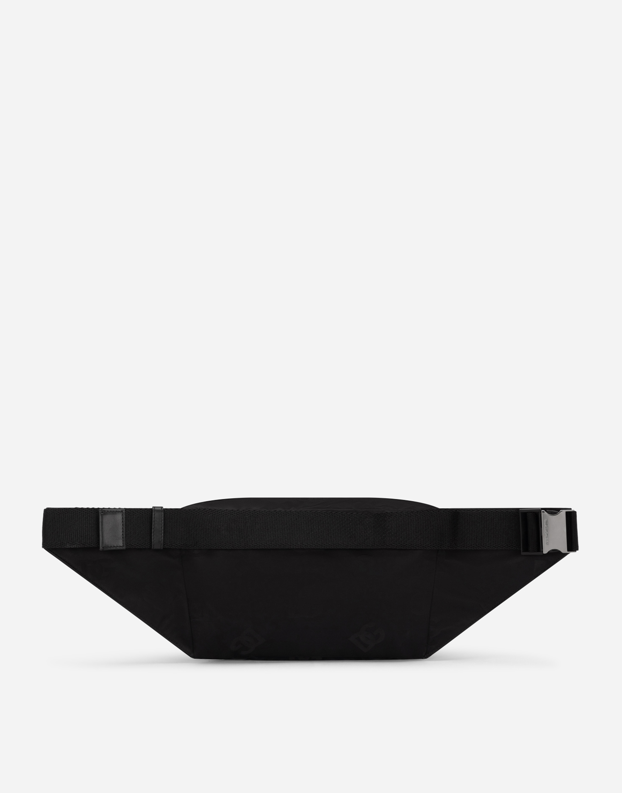 DOLCE & GABBANA NYLON BELT BAG WITH LOGO