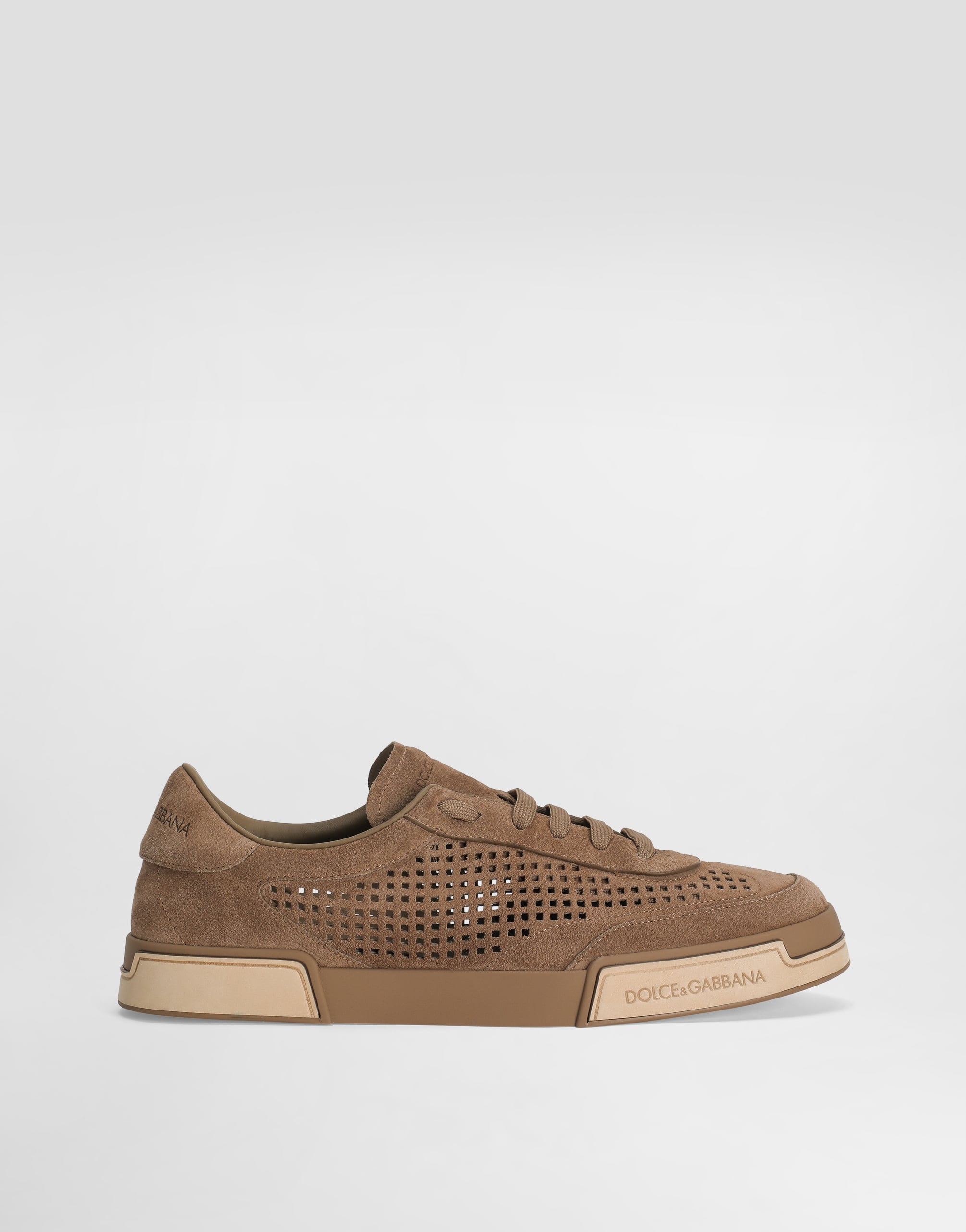 00s DOLCE&GABBANA スウェード Leather ハイカット Suede Portofino Yacht shoes in Beige for Men | Dolce&Gabbana® US