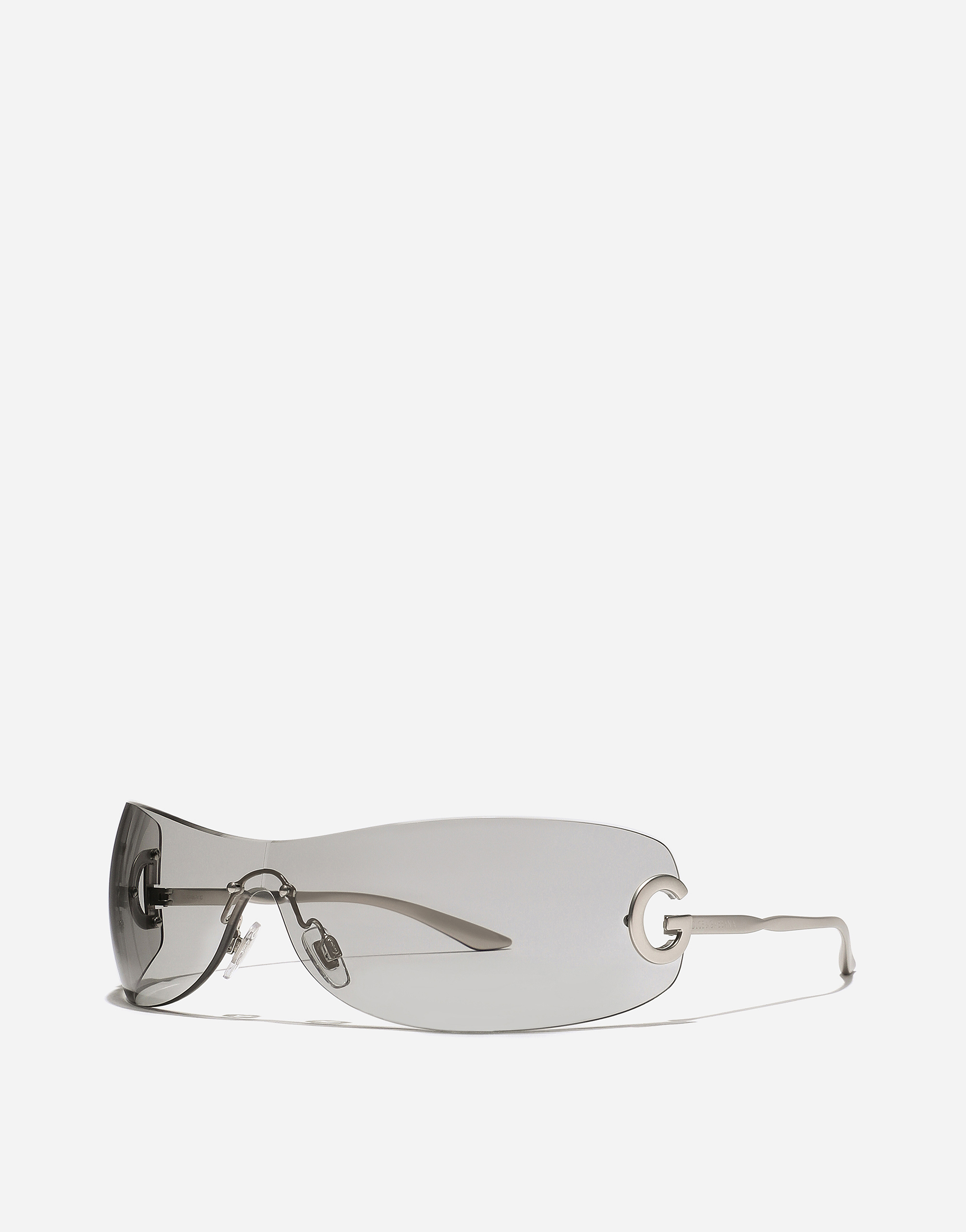 Dolce & Gabbana Dg Twist Sunglasses In Matte Silver