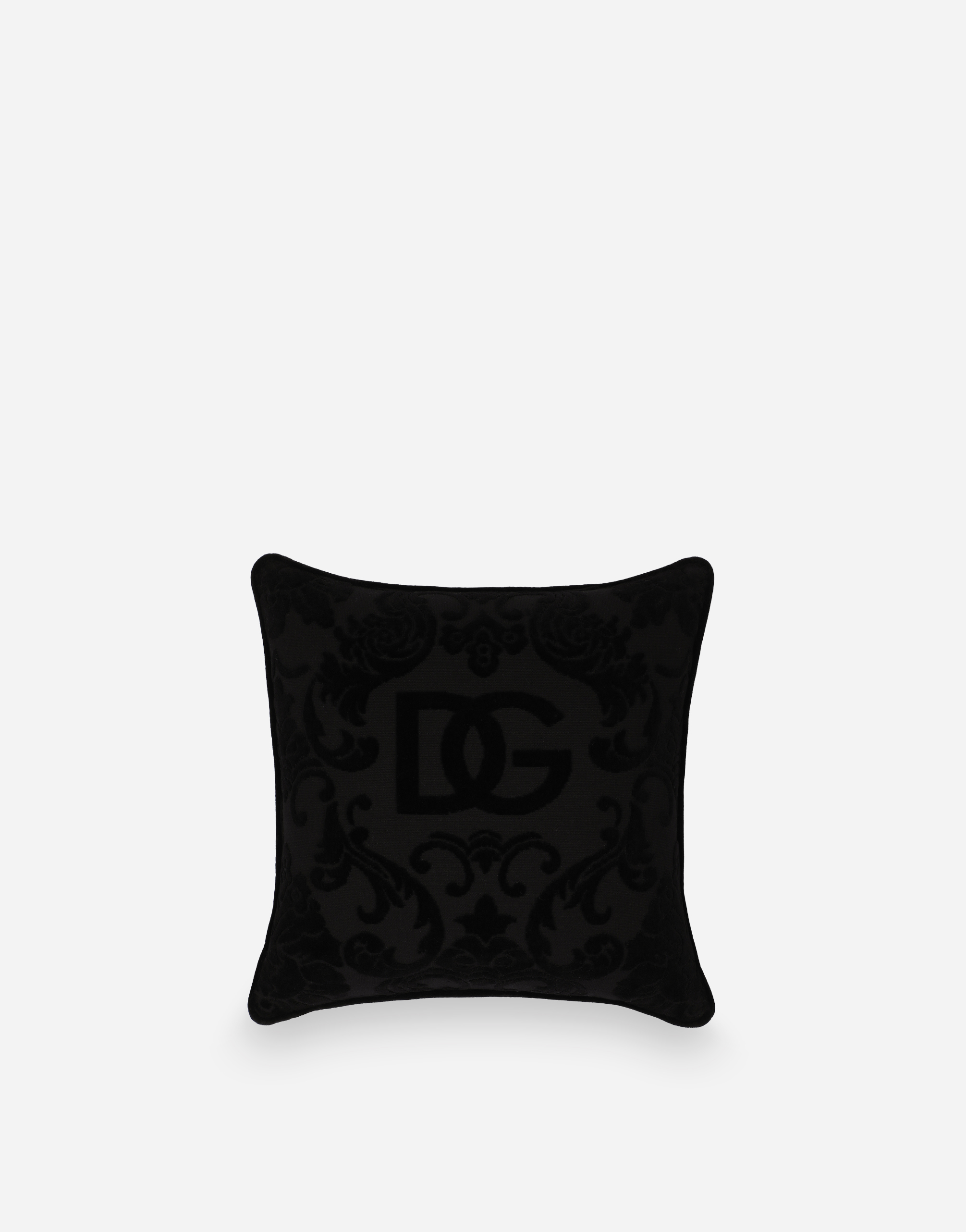 Dolce & Gabbana Cotton Terry Outdoor Cushion In Multicolor