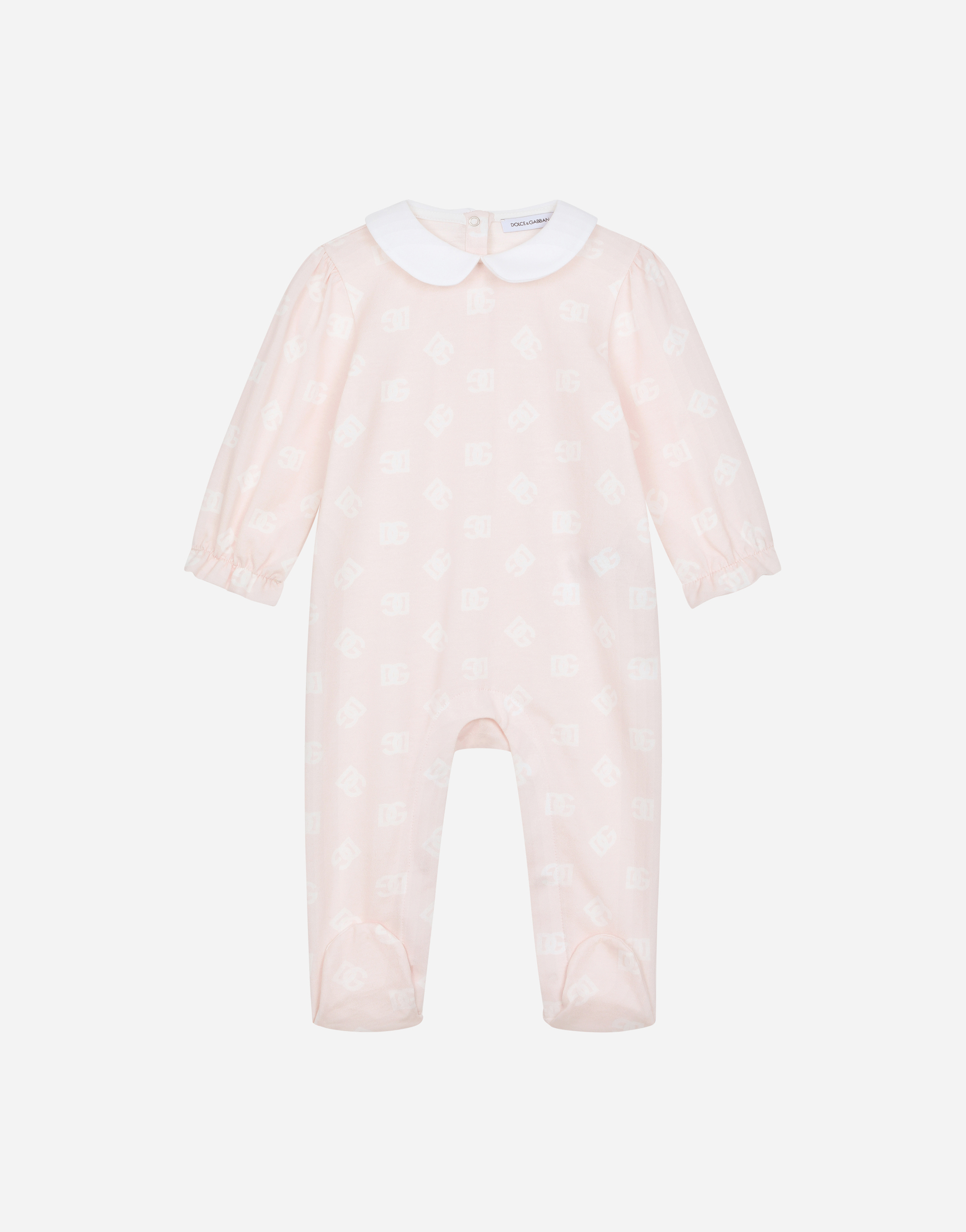 DOLCE & GABBANA 3-PIECE JERSEY GIFT SET WITH DG-LOGO PRINT