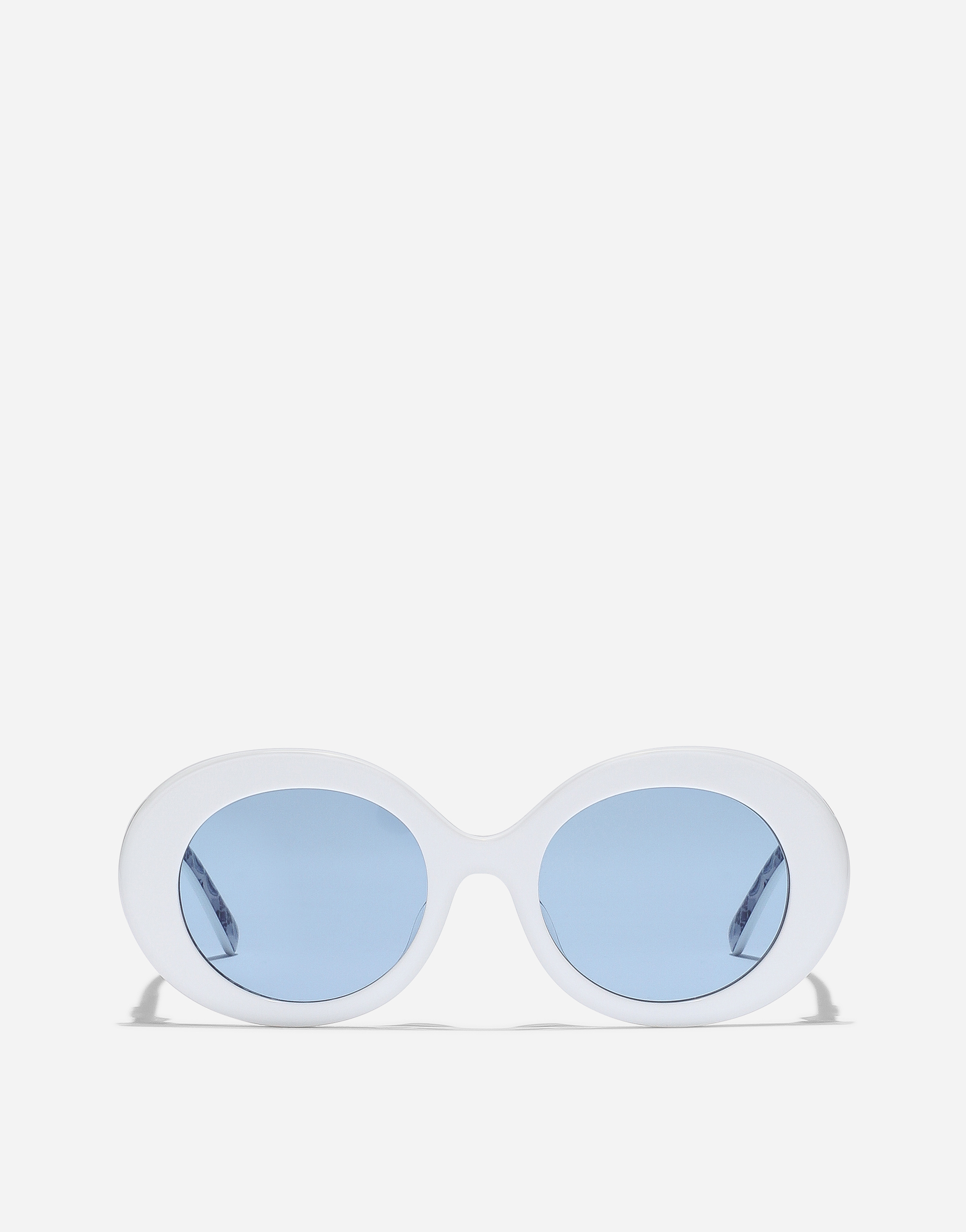 Dolce & Gabbana Dg Logo Sunglasses In White