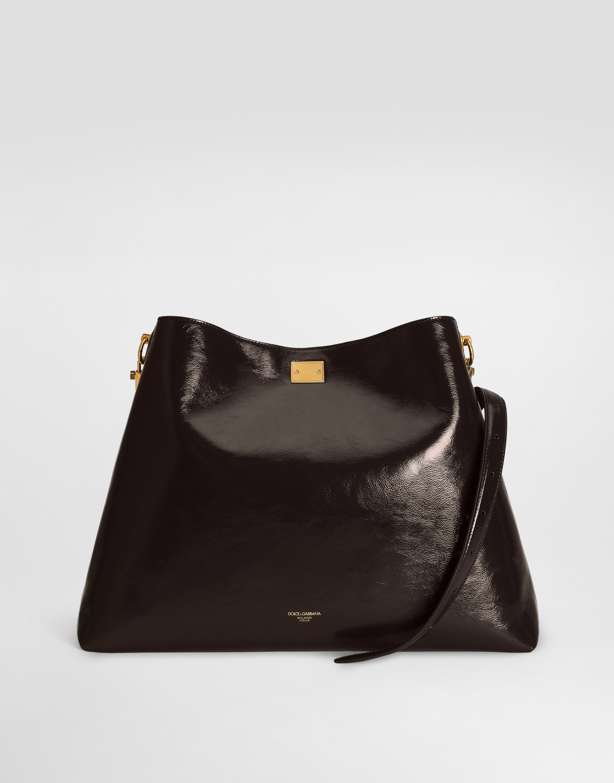 Dolce & Gabbana Large Vittoria Calfskin Shoulder Bag - Frau Schulter- Und Umhängetaschen Brown Onesize 