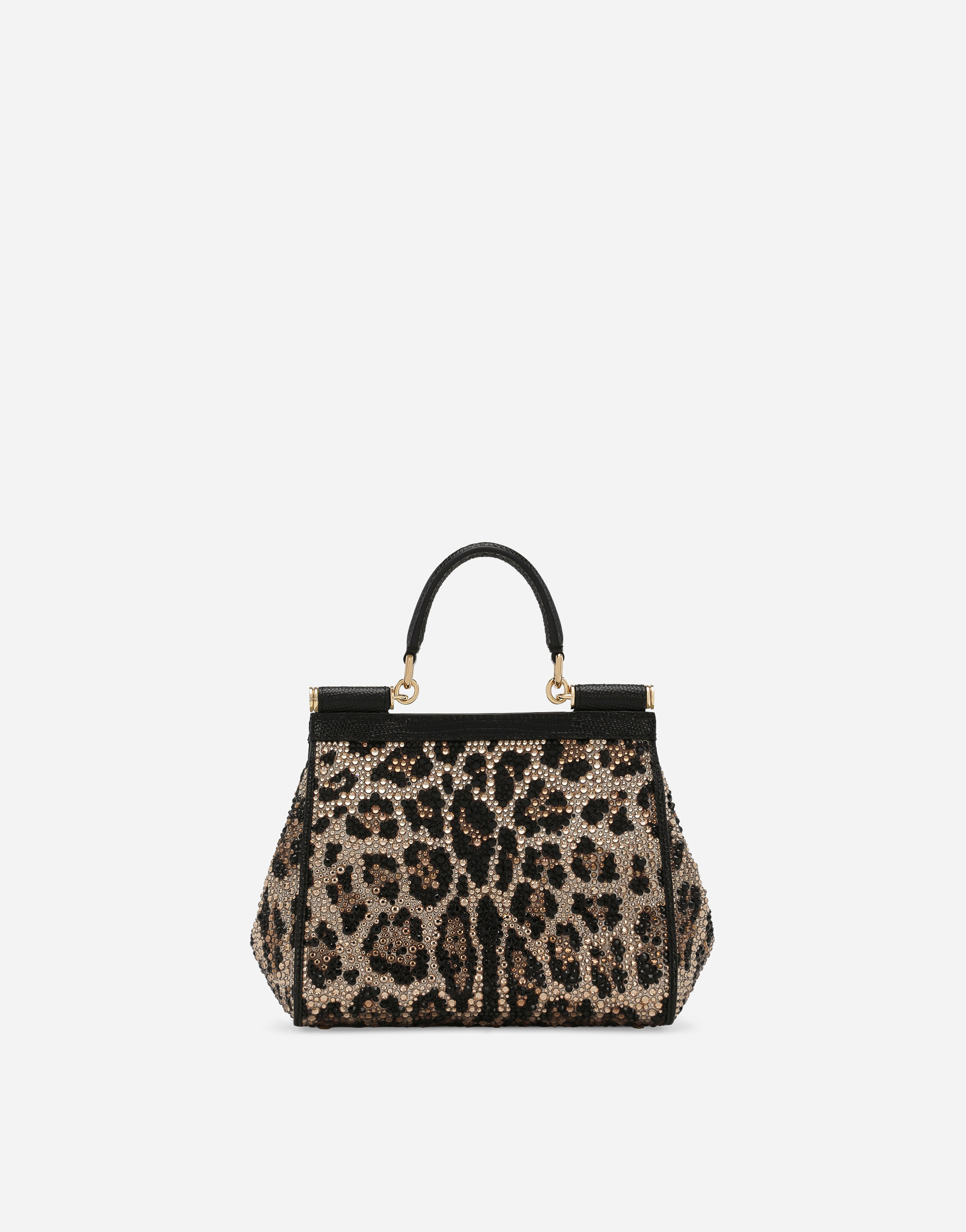 Dolce & Gabbana Medium Sicily Leopard Print Crossbody Bag In Animal Print