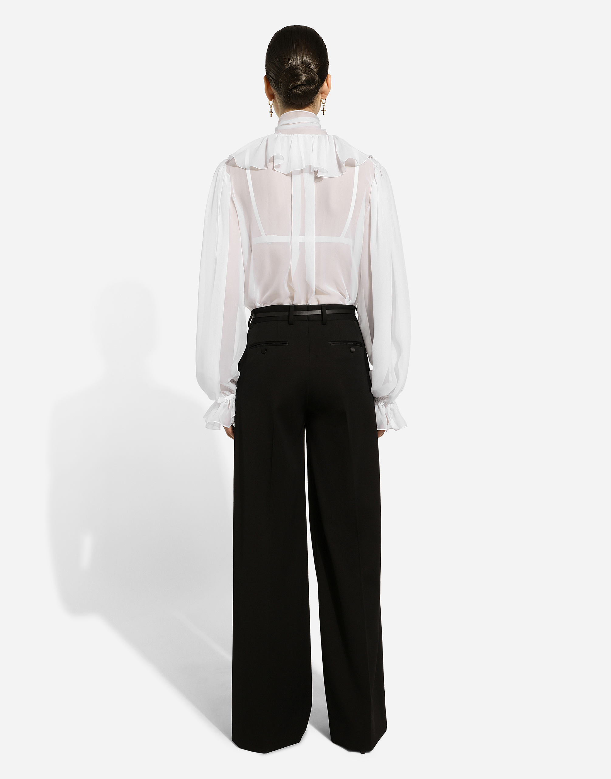 Dolce & Gabbana Casual Pants With Belt Loops In ブラック