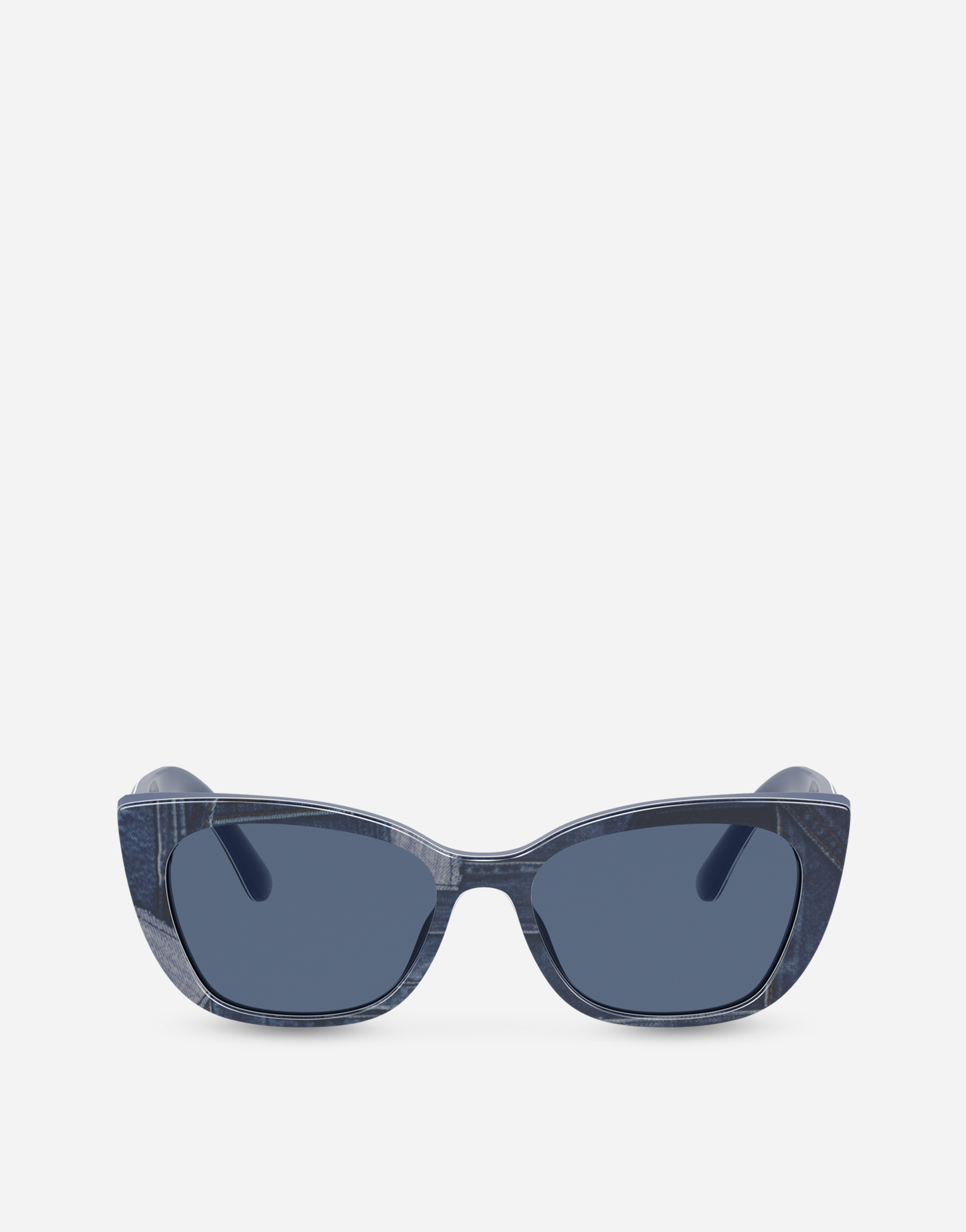 DOLCE & GABBANA DENIM PATCHWORK SUNGLASSES