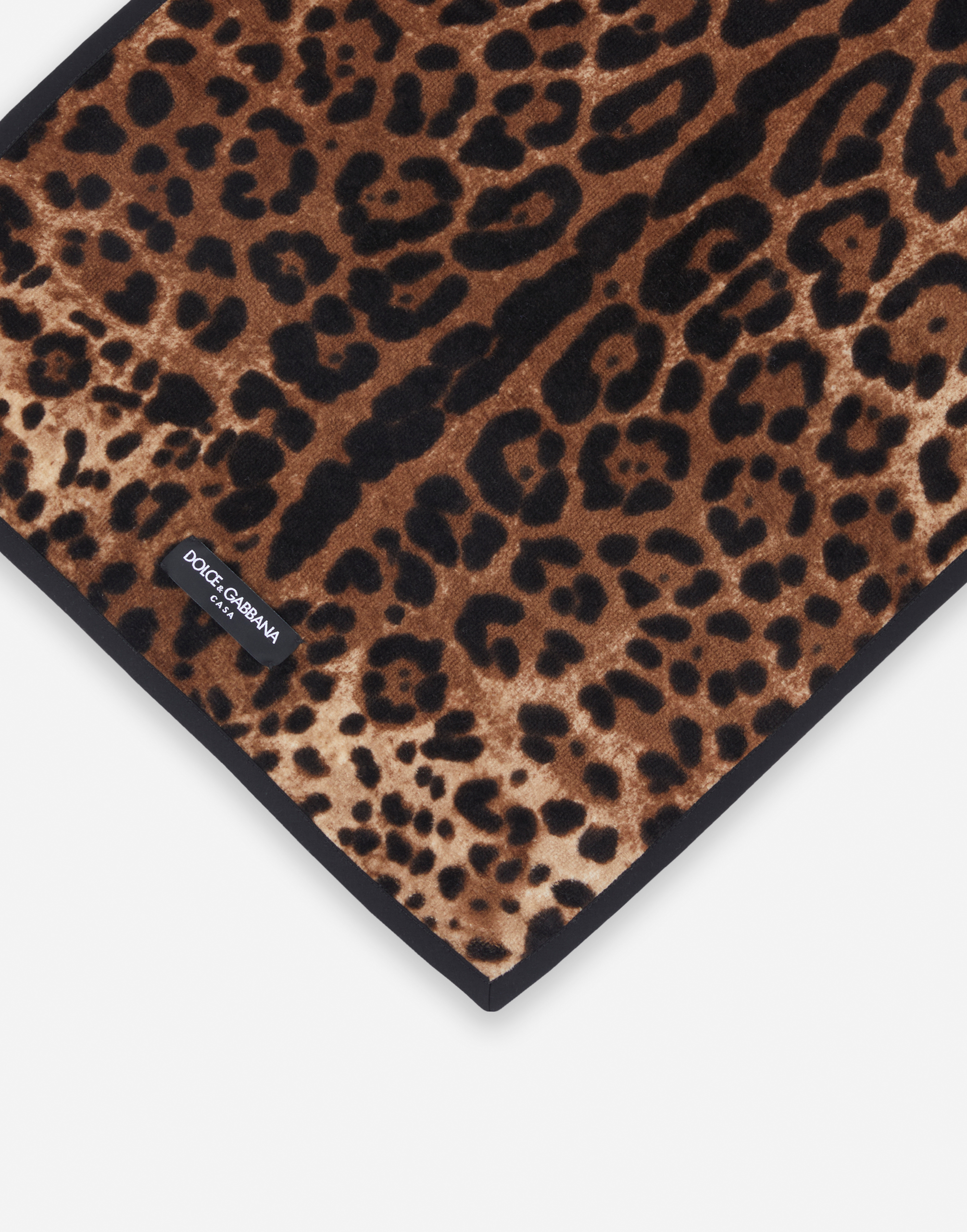 Dolce & Gabbana Terry Cotton Guest Towel In Multicolor