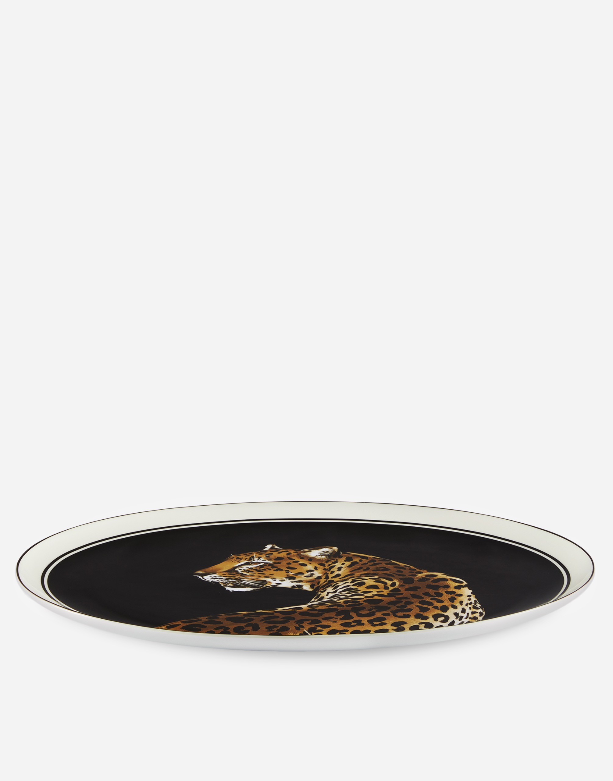 Shop Dolce & Gabbana Porcelain Platter In Multicolor