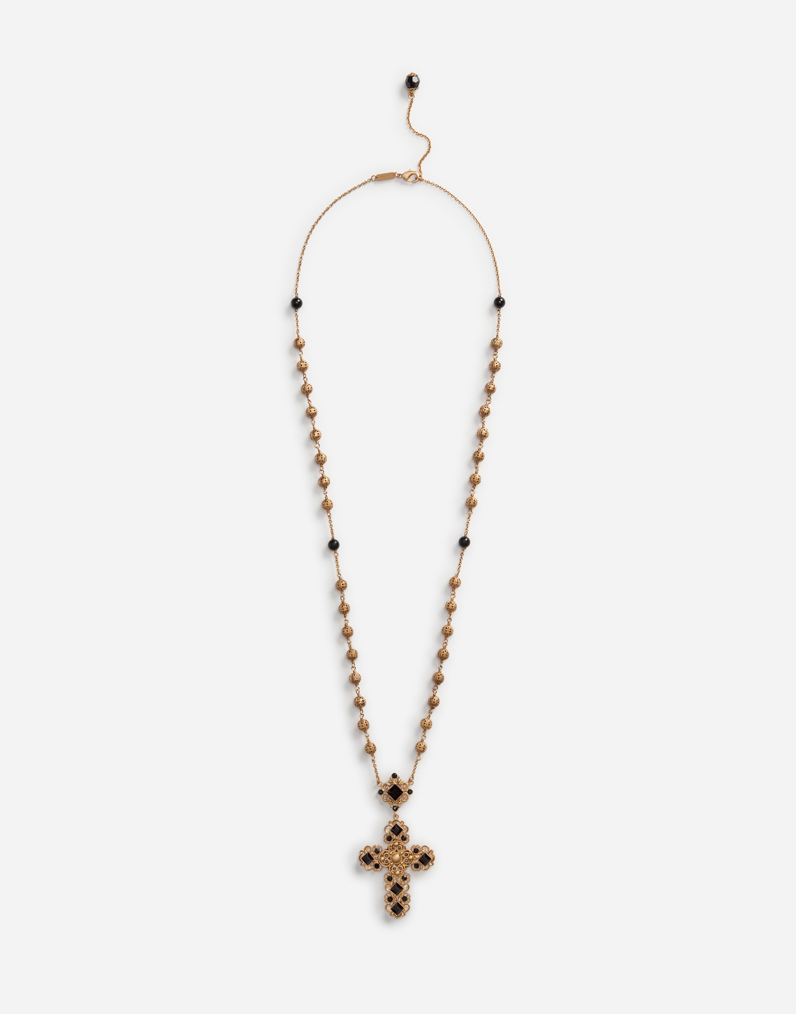 Cross pendant necklace in GOLD for Women | Dolce&Gabbana®