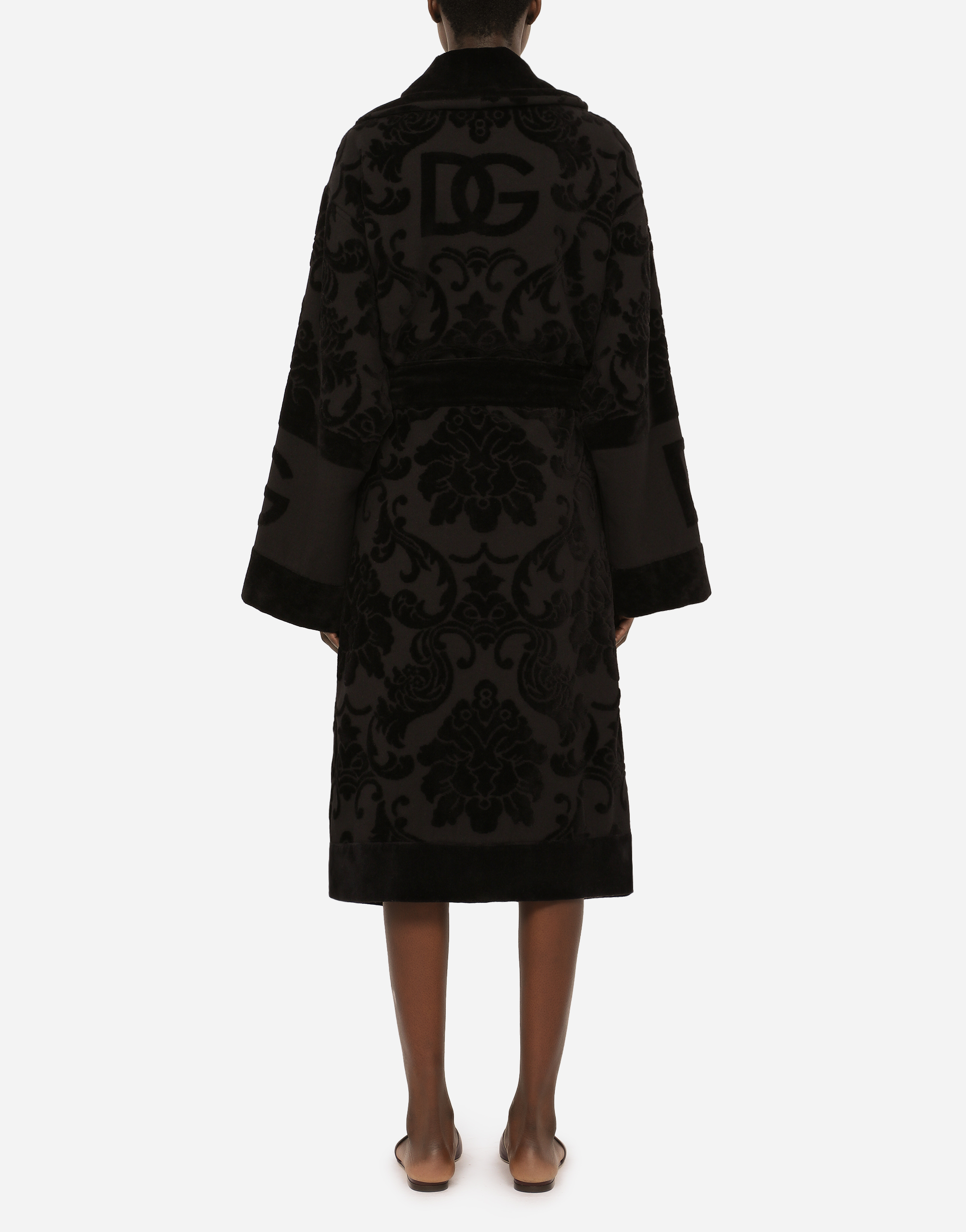 Bath Robe Terry Cotton Jacquard