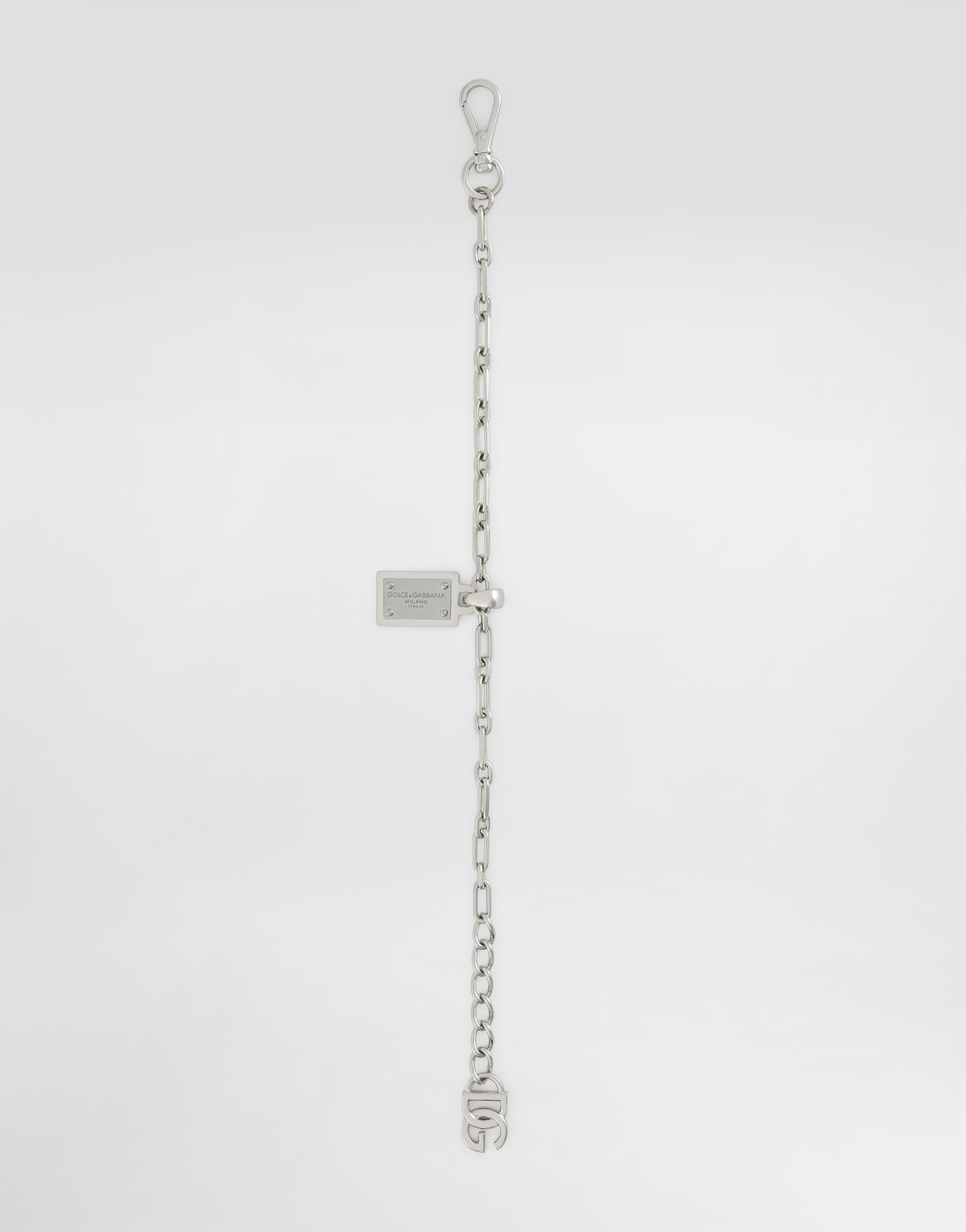 Dolce & Gabbana Bracelet With Dolce&gabbana Logo Tag In Silver