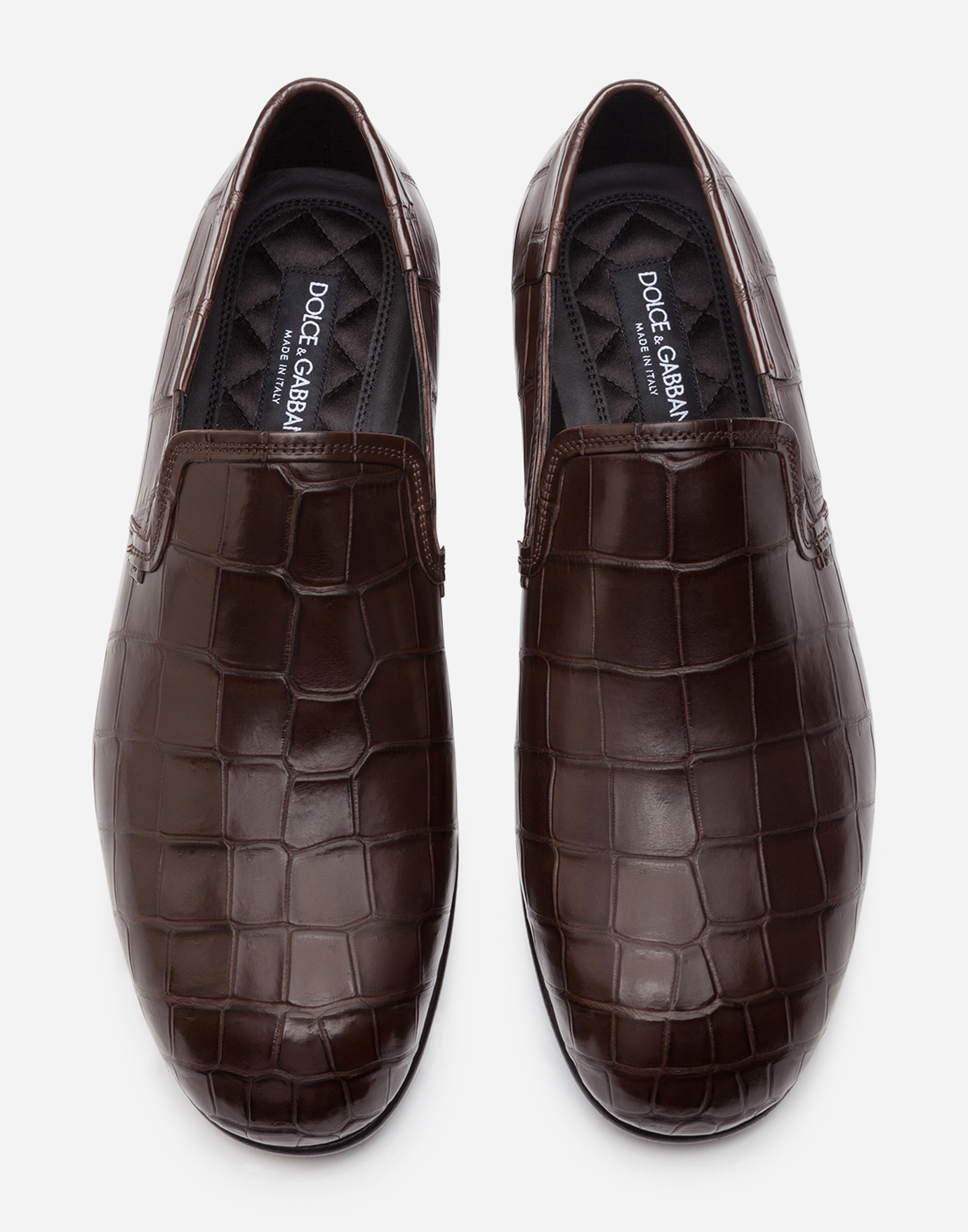 Dolce gabbana top crocodile shoes