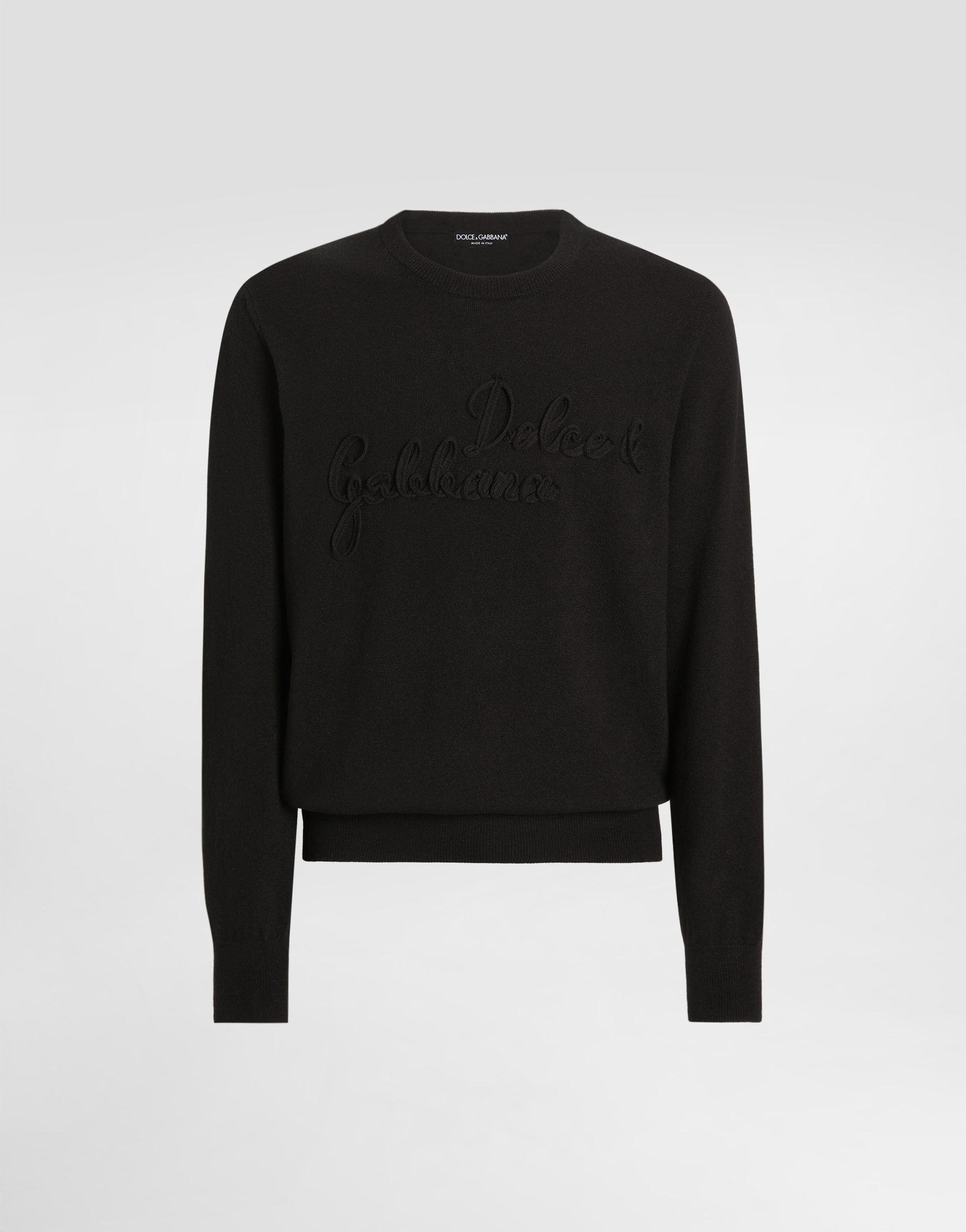 Dolce & Gabbana 黒 ヘンリーネックセーター Dolce & Gabbana 黒 ヘンリーネックセーター
