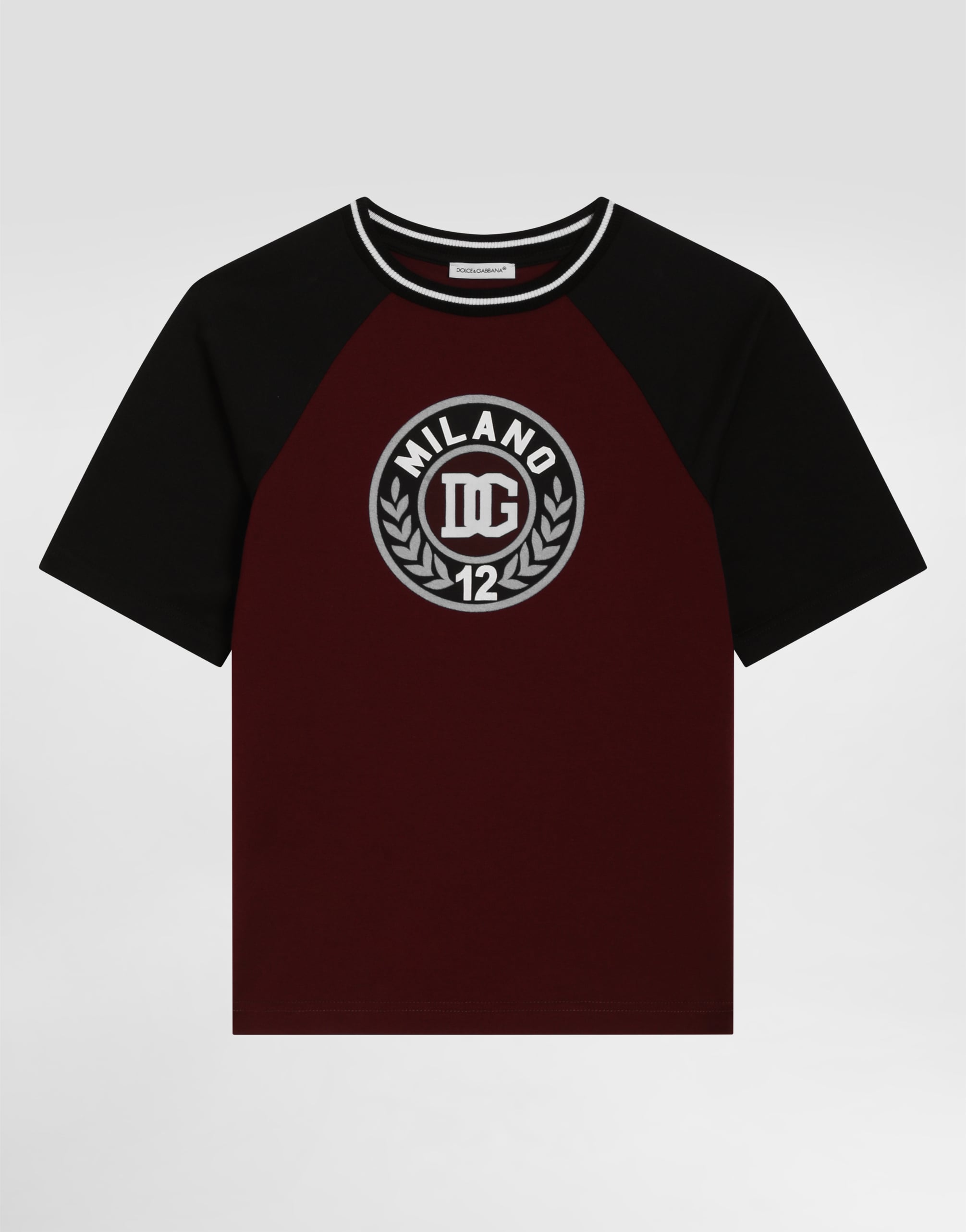 Jersey t-shirt with print in Multicolor for Boys | Dolce&Gabbana® US