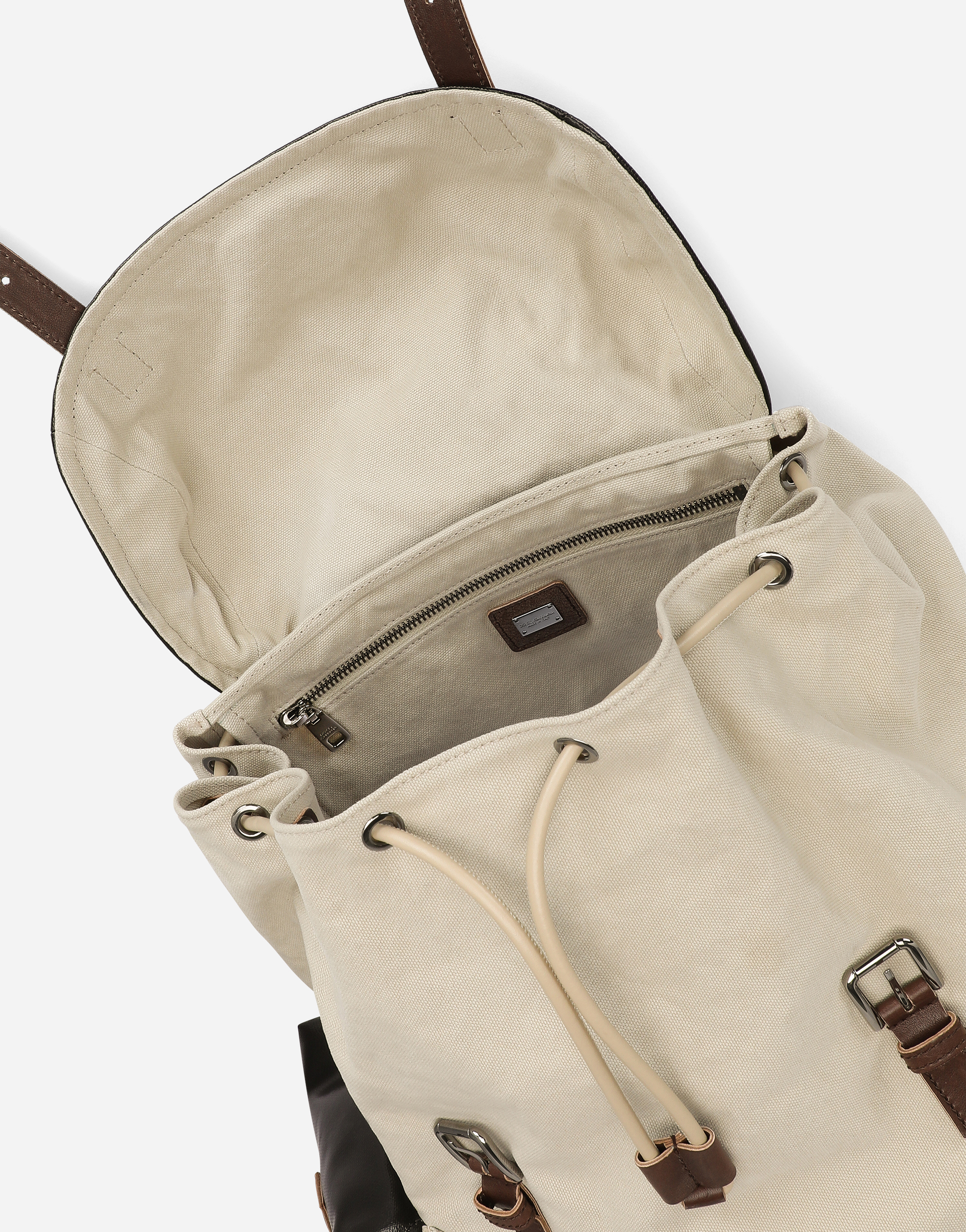 DOLCE & GABBANA CANVAS BACKPACK