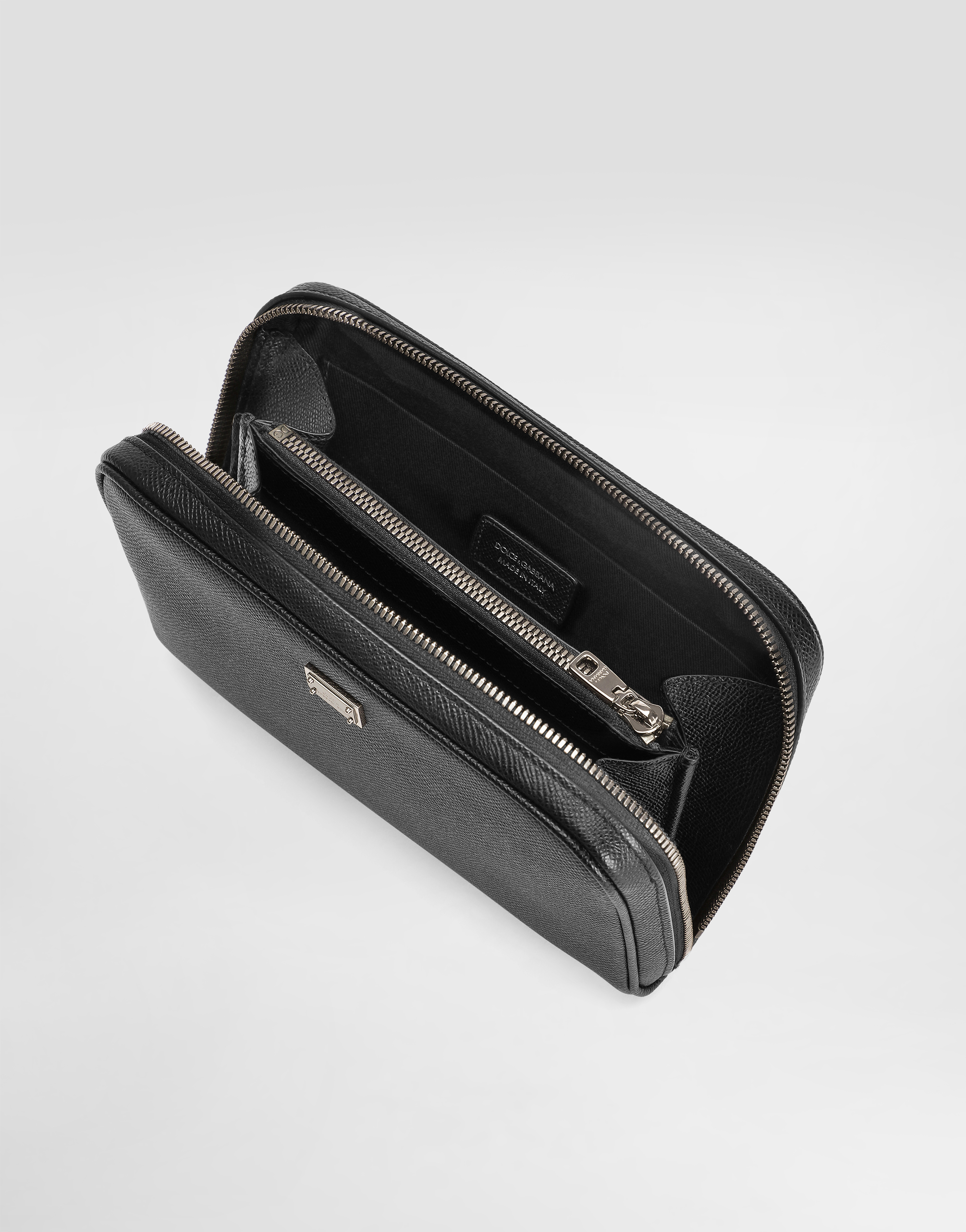 Dolce & Gabbana Sicily Clutch Bag In Black