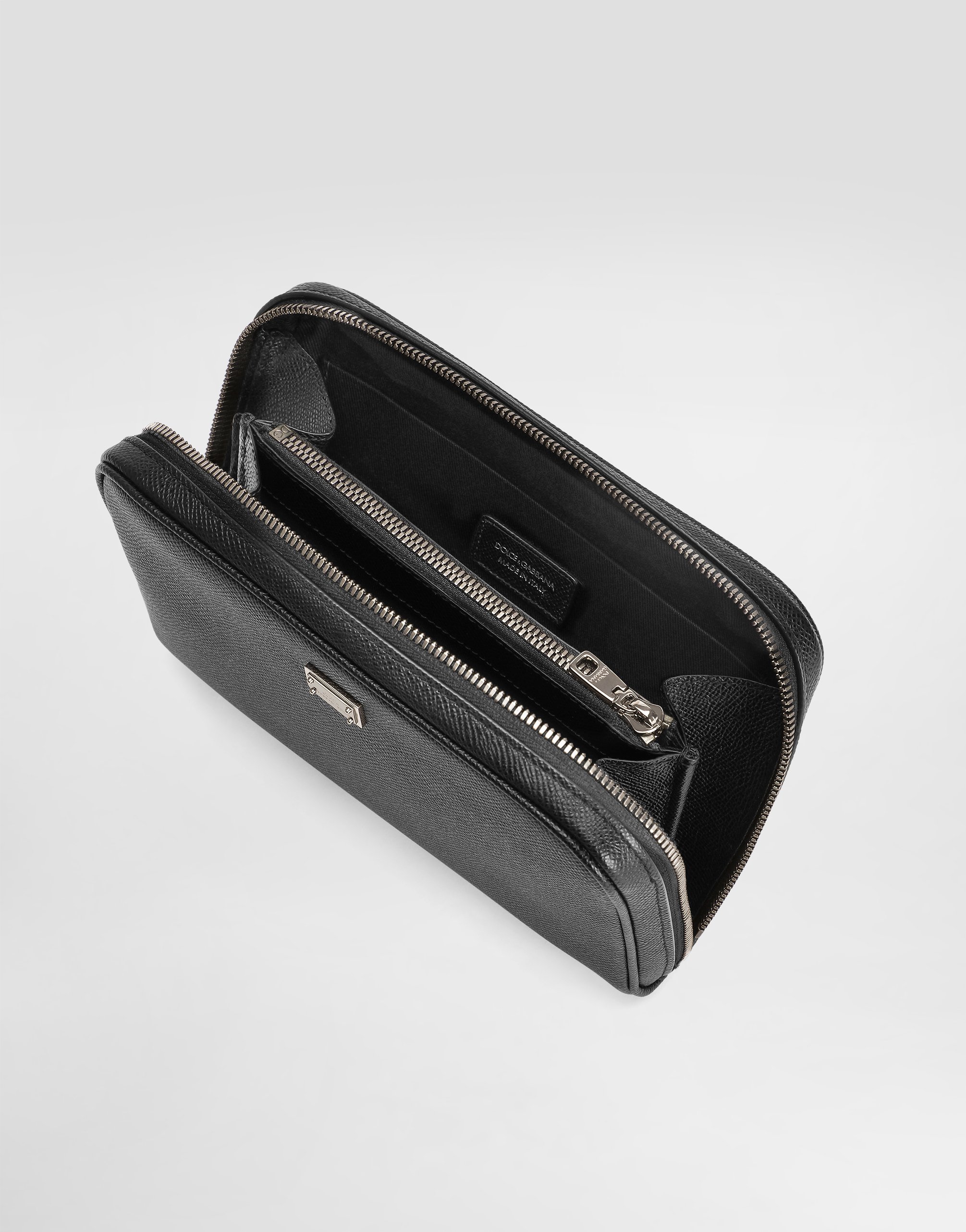 Dolce & Gabbana Sicily Clutch Bag In Black