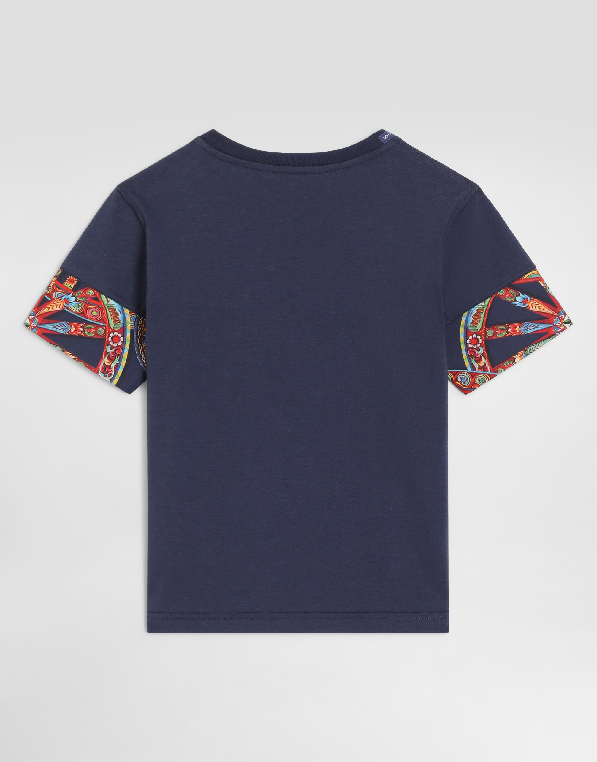  Dolce & Gabbana T-shirt En Jersey à Imprimé Carretto - Homme T-shirts Et Sweat-shirts Multicolore 13 Years 