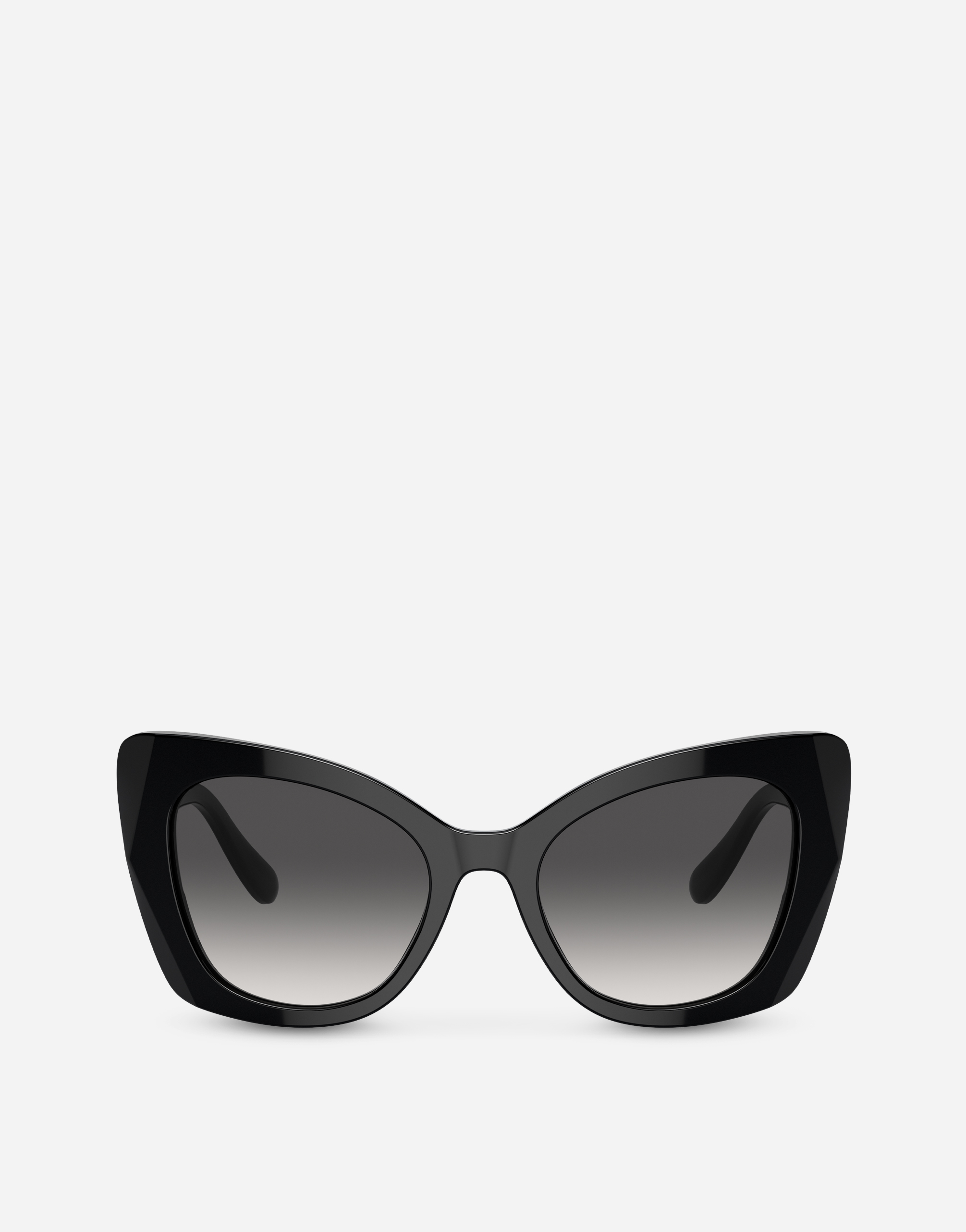 Shop Dolce & Gabbana Dg Devotion Sunglasses In Black