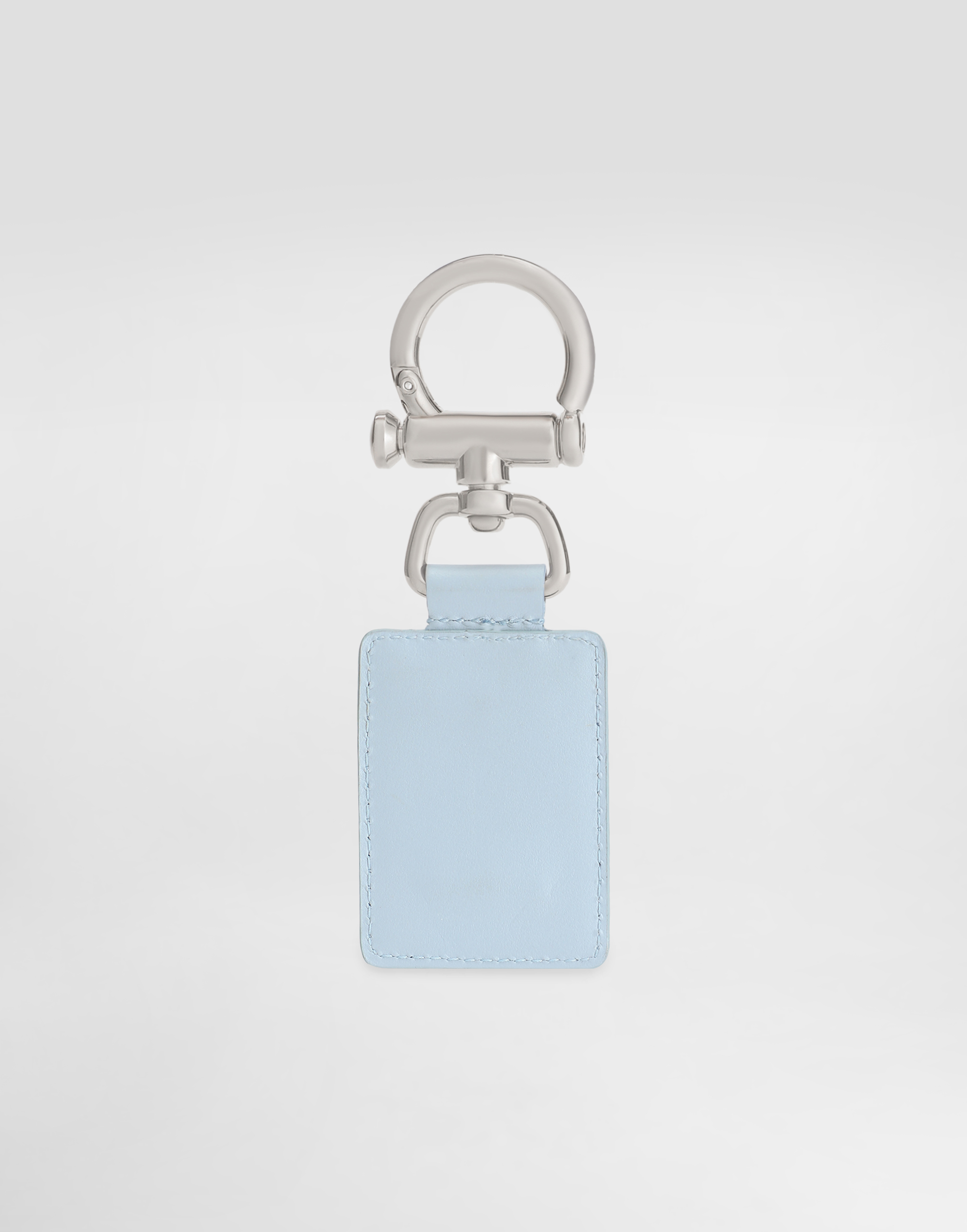  Dolce & Gabbana Smooth Calfskin Keyring - Mann Azure Leder Onesize 
