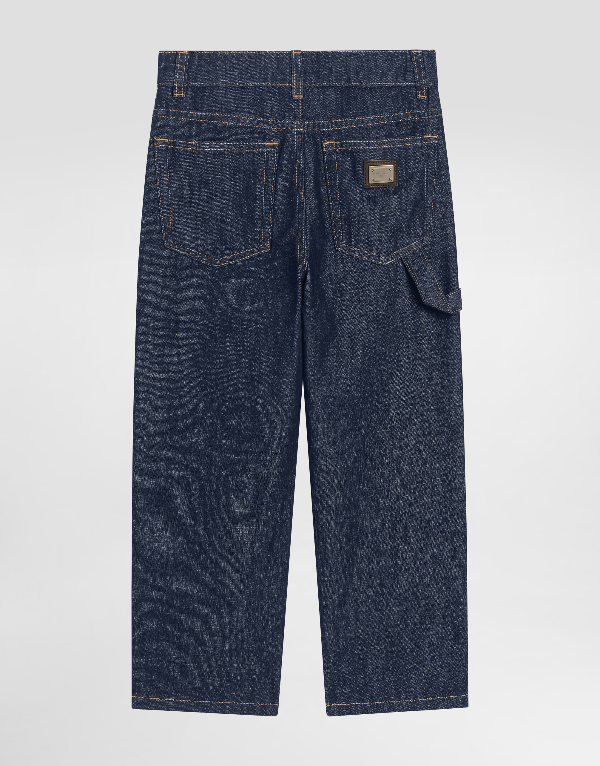  Dolce & Gabbana Dolce & Gabbana 5-pocket Denim Jeans With Branded Tag - Man Trousers And Shorts Multi-colored 12 Years 