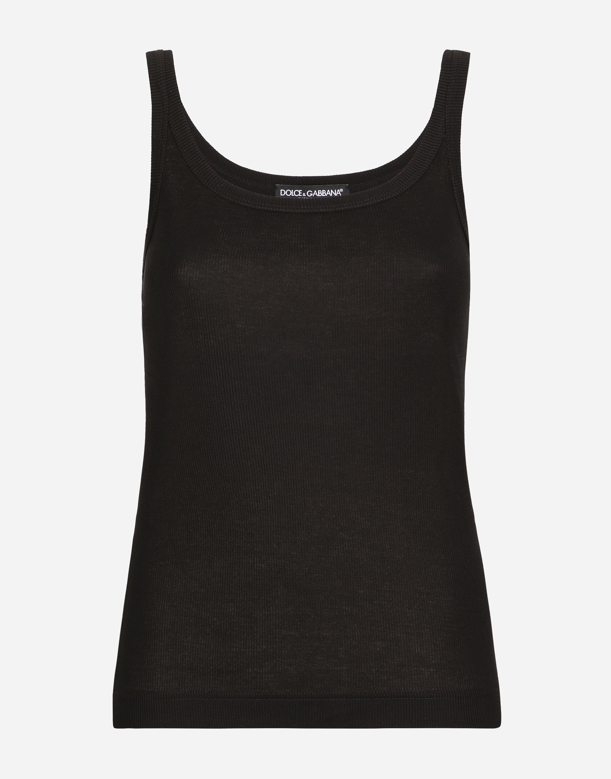 dolce&gabbana ドルチェアンドガッバーナ　タンクトップ　ノースリーブ F8U09TFU7AV_N0000_0.jpg