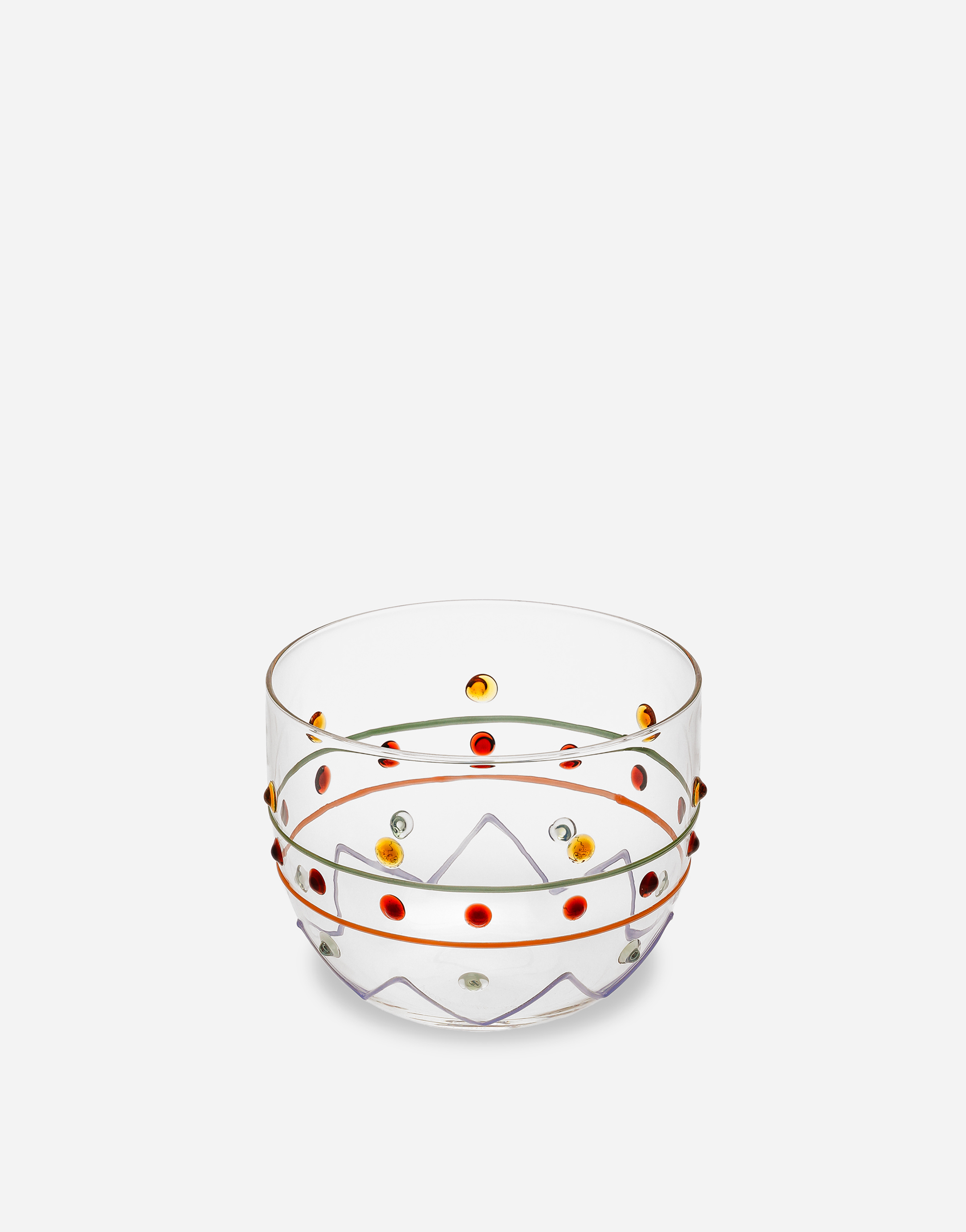 Dolce & Gabbana - Carretto Hand Painted Fruit Bowl (lilac) - Multi In Multicolor