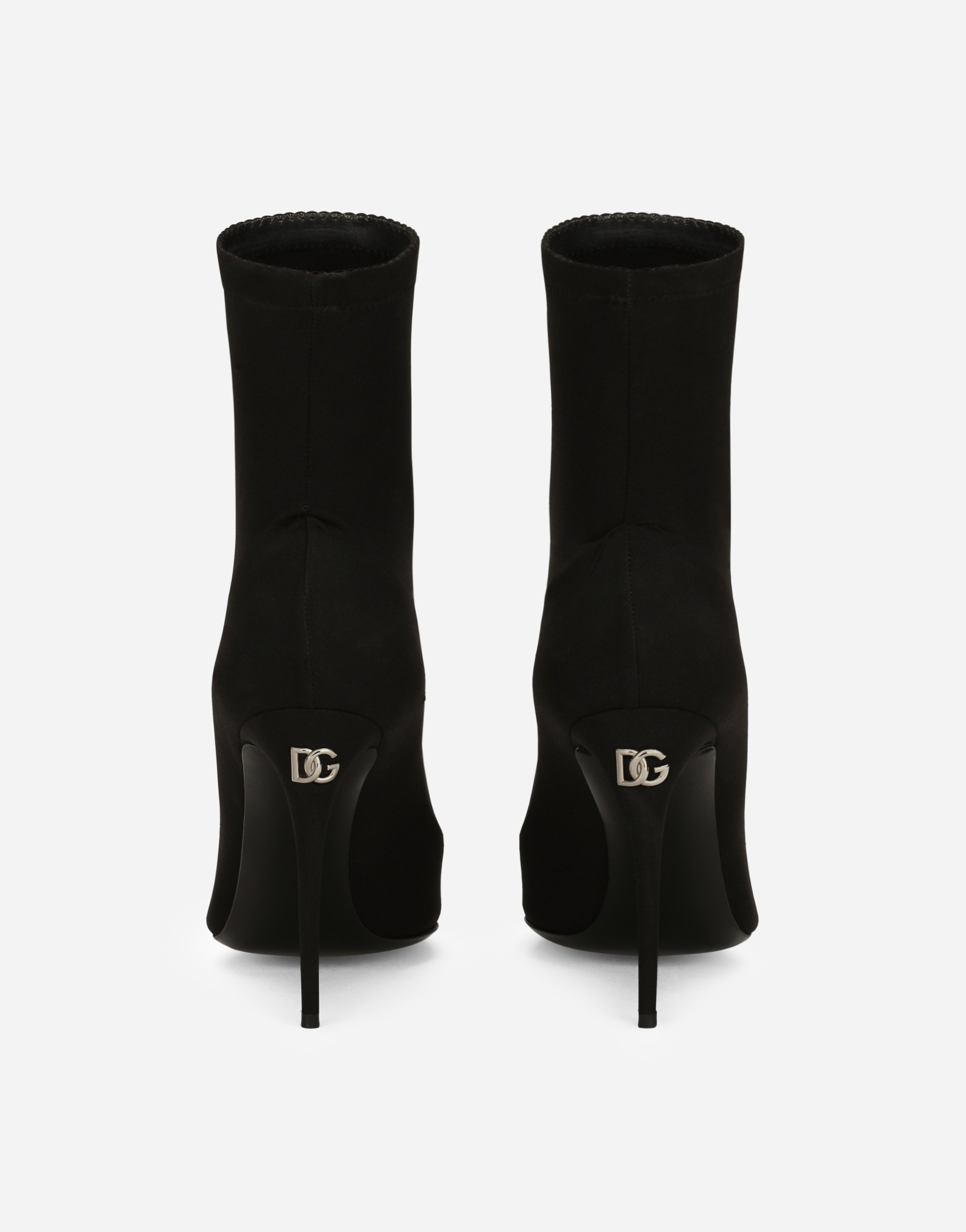 Dolce & Gabbana Sock-boots Mit Spitzer Kappe In Black