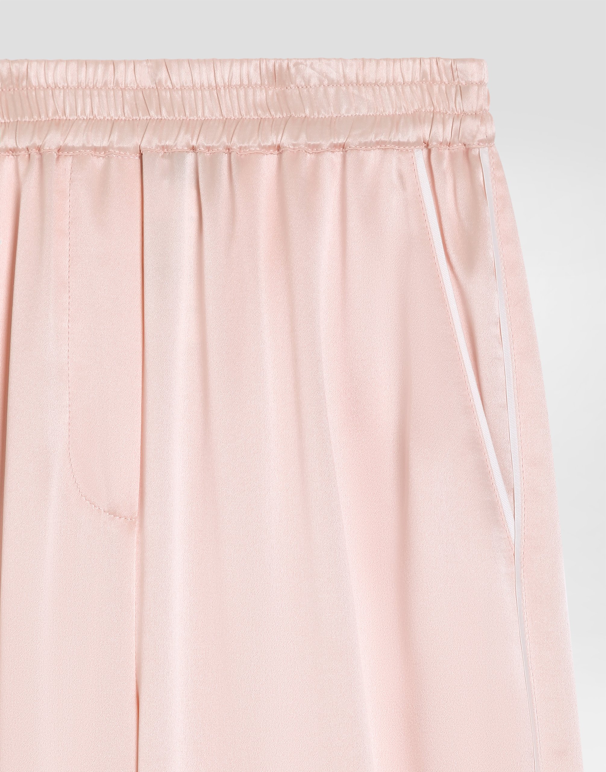 Silk satin vanity trousers