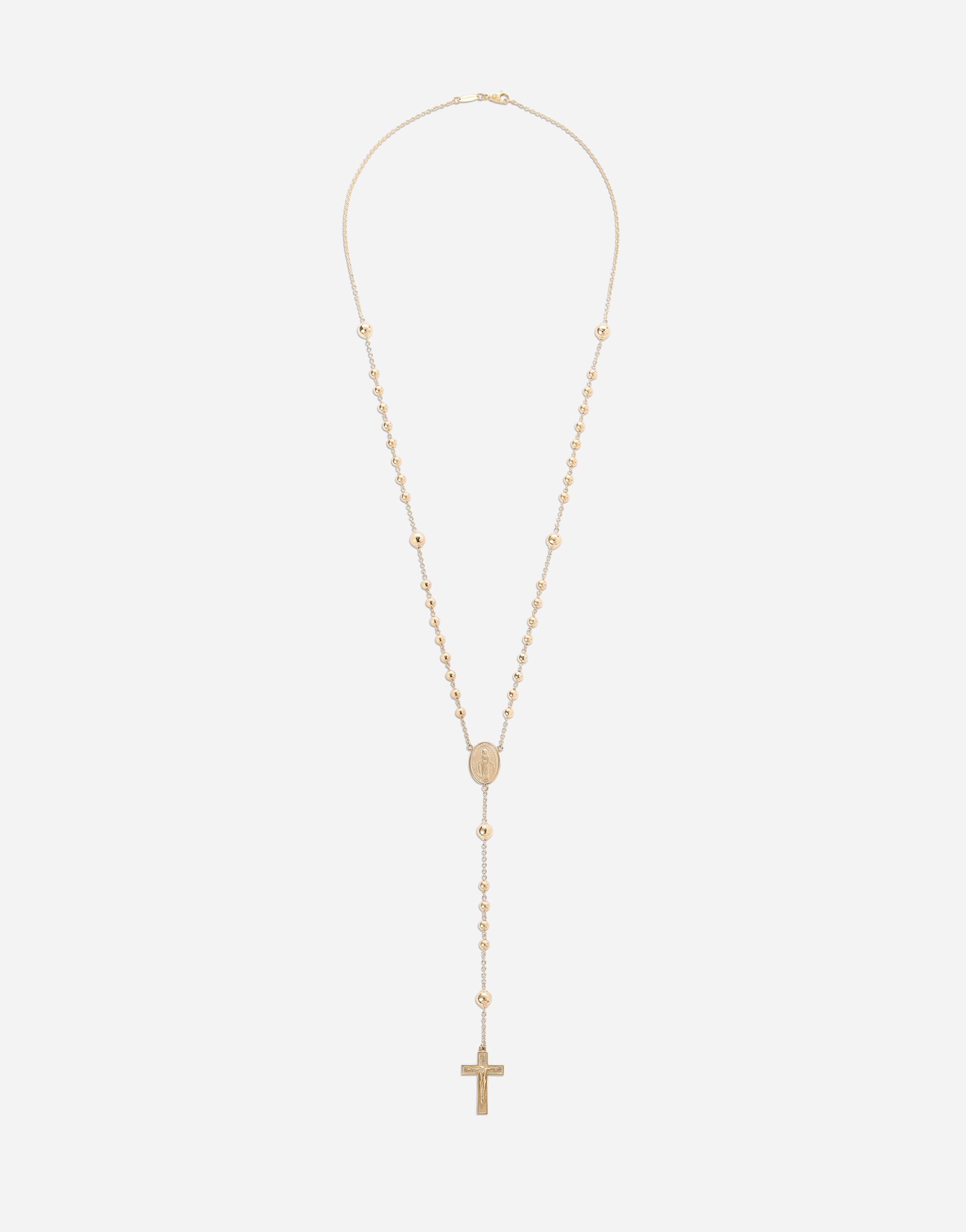 Dolce & Gabbana Tradition Yellow Gold Rosary Necklace