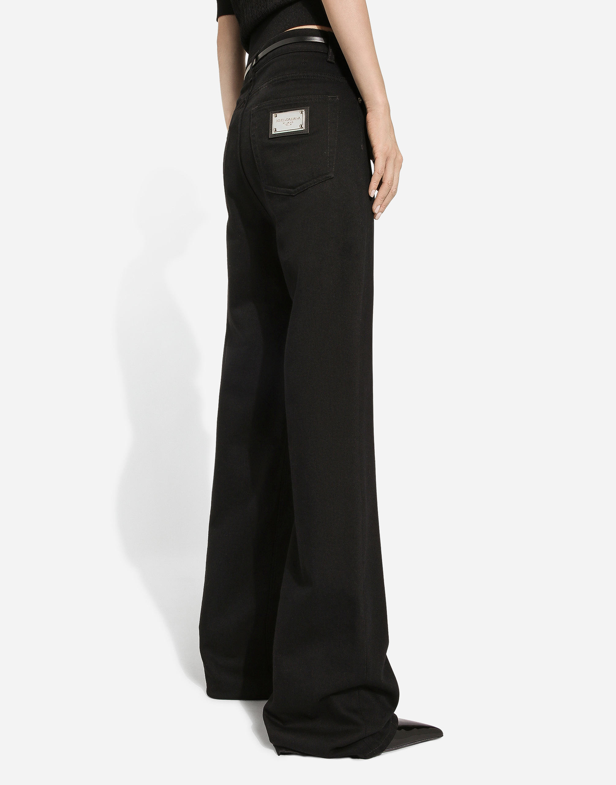 Loose denim jeans